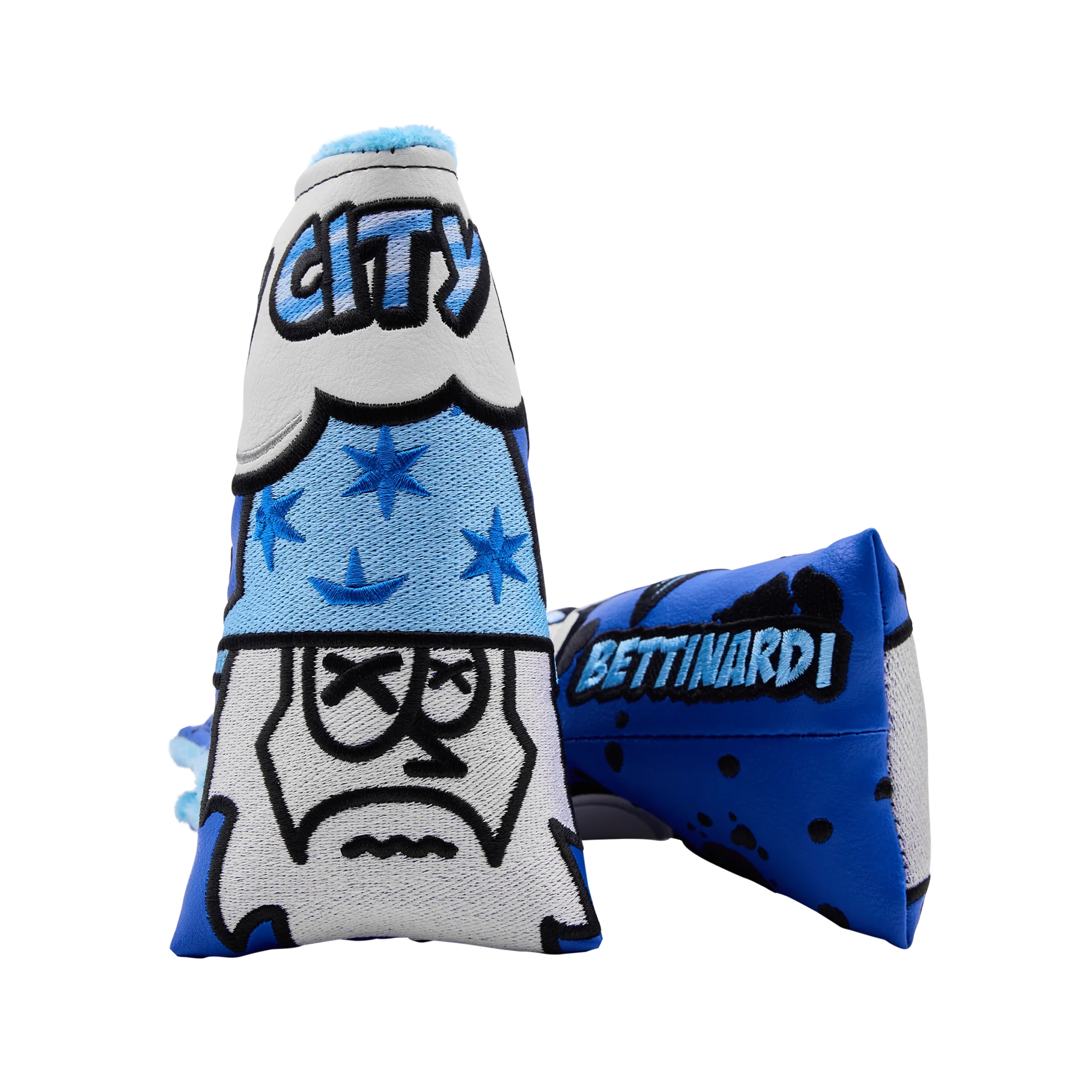 2025 Social Blue Sour Face Wizard Blade Putter Headcover