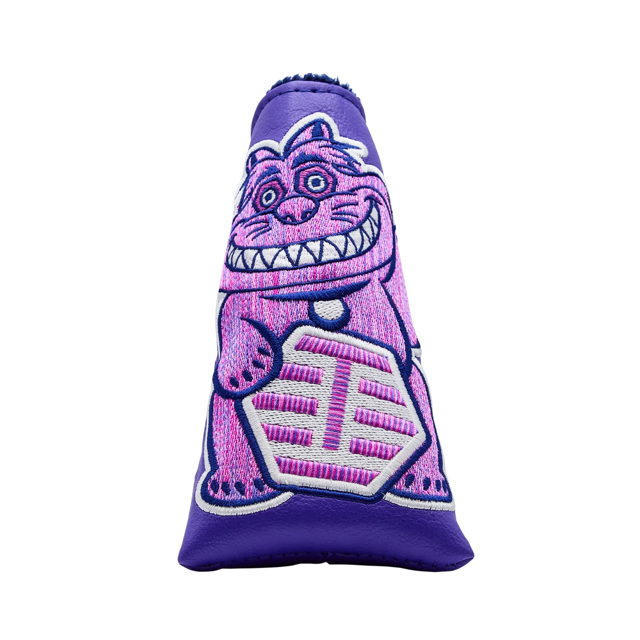 2025 Social FAI Purple Lucky Cat Tour Dept. Blade Putter Headcover