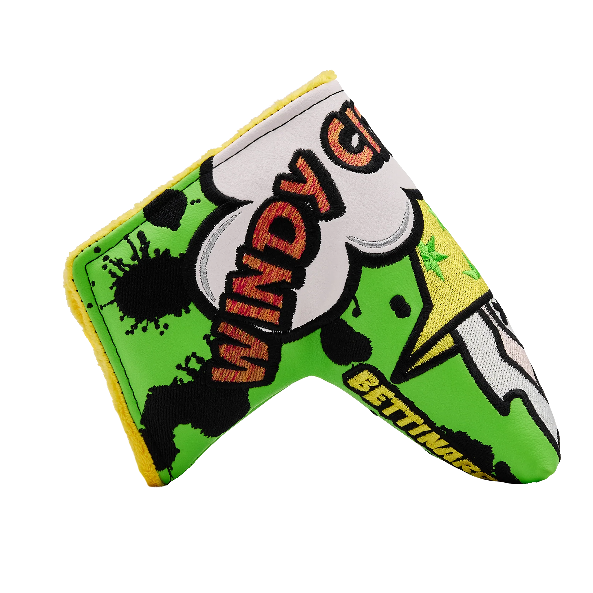 2025 Social Green Sour Face Wizard Blade Putter Headcover - Image 4