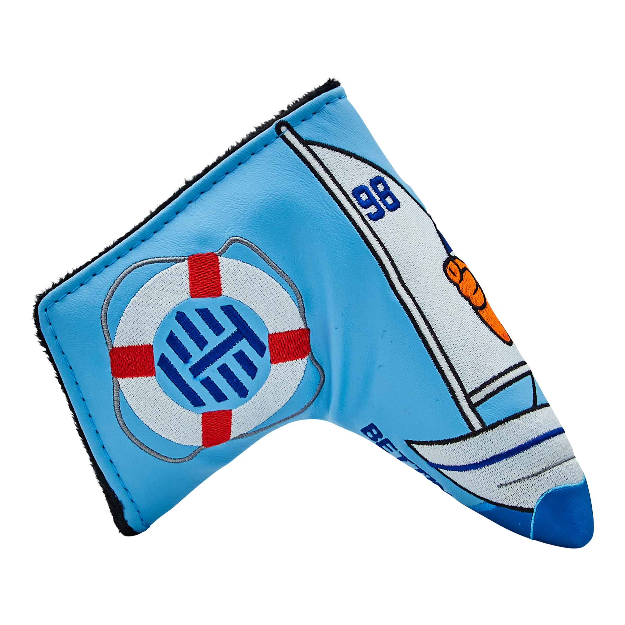 FAT CAT ON A SAILBOAT TOUR DEPT. BLADE PUTTER HEADCOVER - Image 4