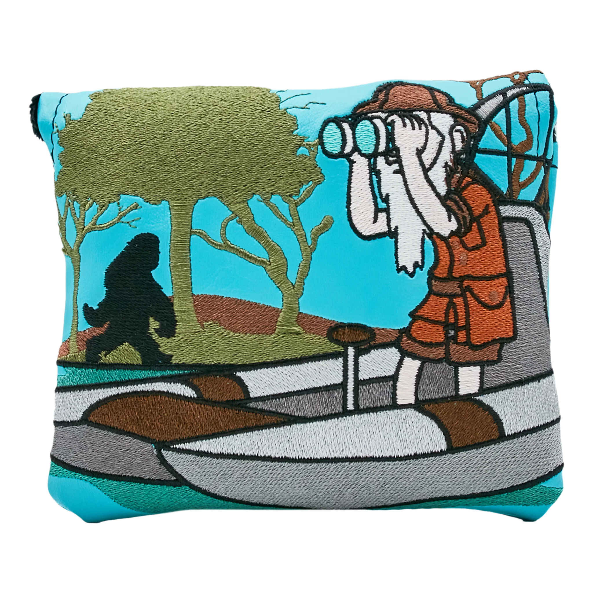 Florida Traveler Series - Mallet Headcover - Wizard on Fan Boat