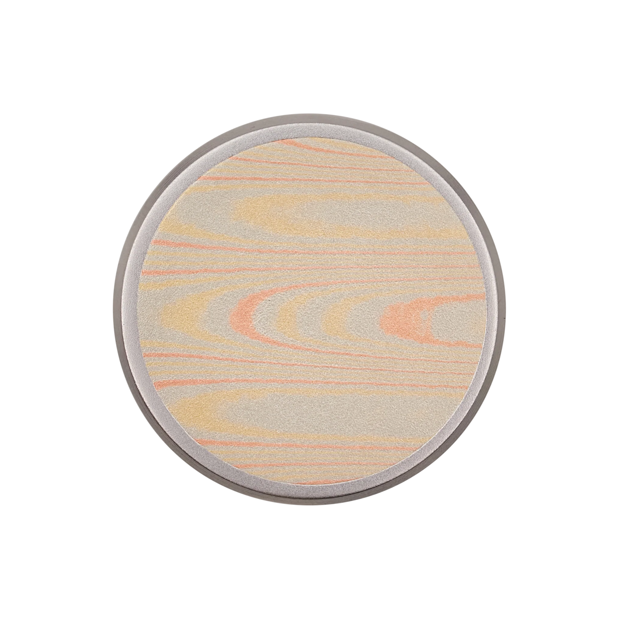 25th Anniversary 1 Inch 303SS Mokume Insert Ball Marker - Image 2