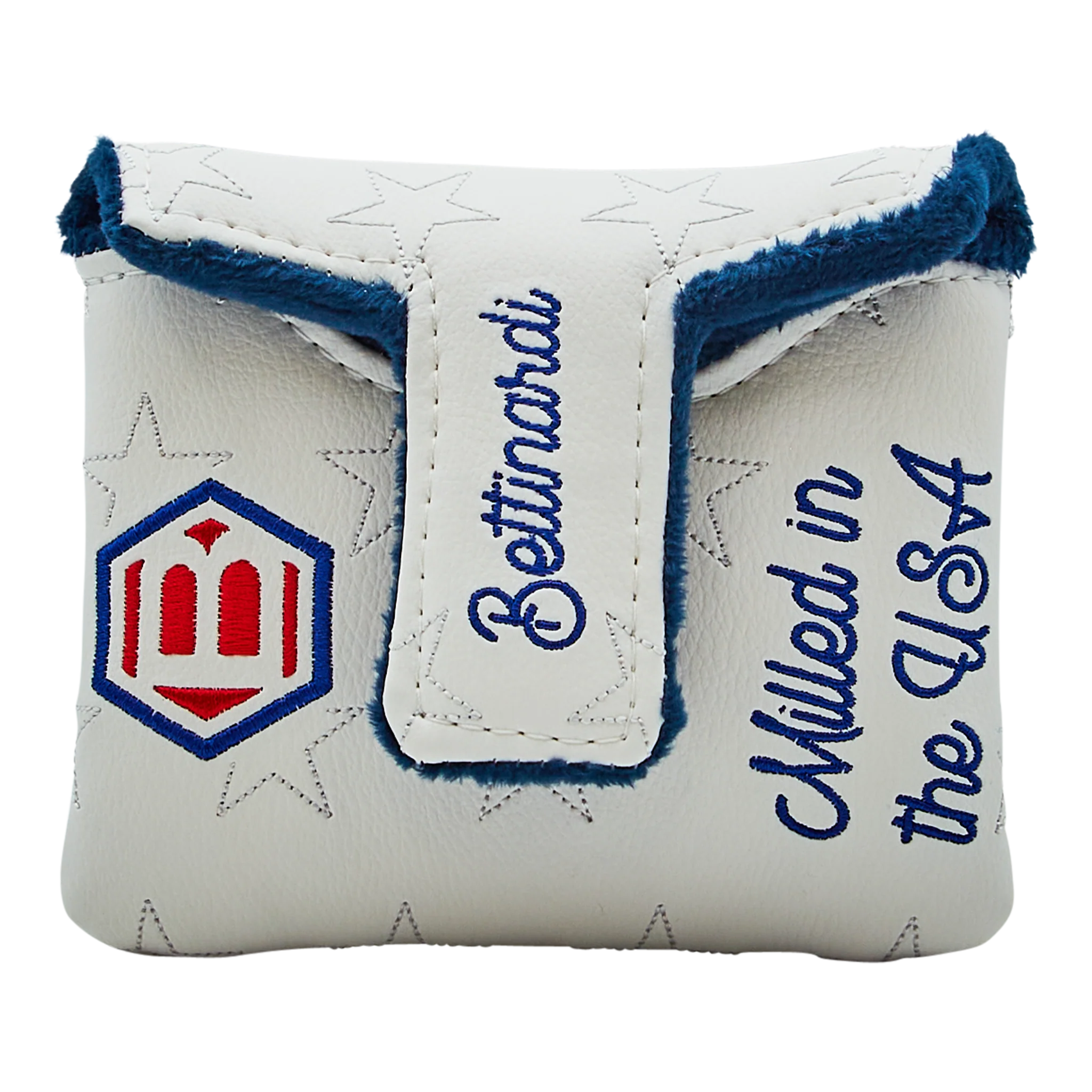 RWB Hex Flag Mallet Headcover (White) - Image 2