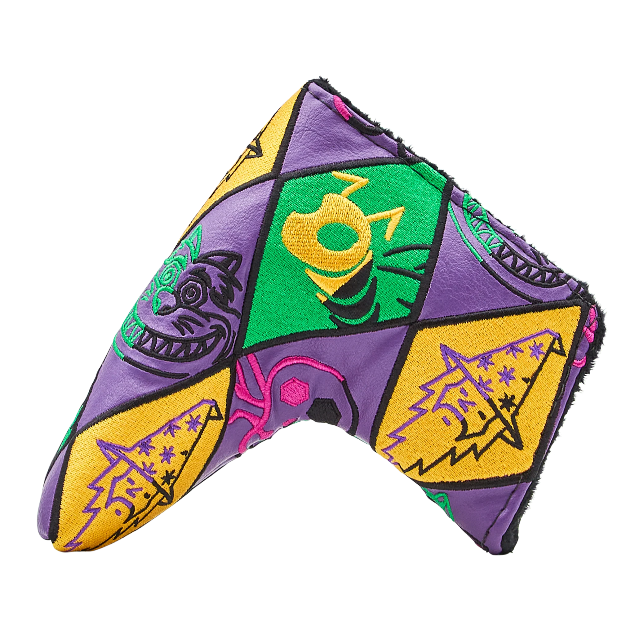 Argyle Mardi Gras Blade Headcover - Image 2