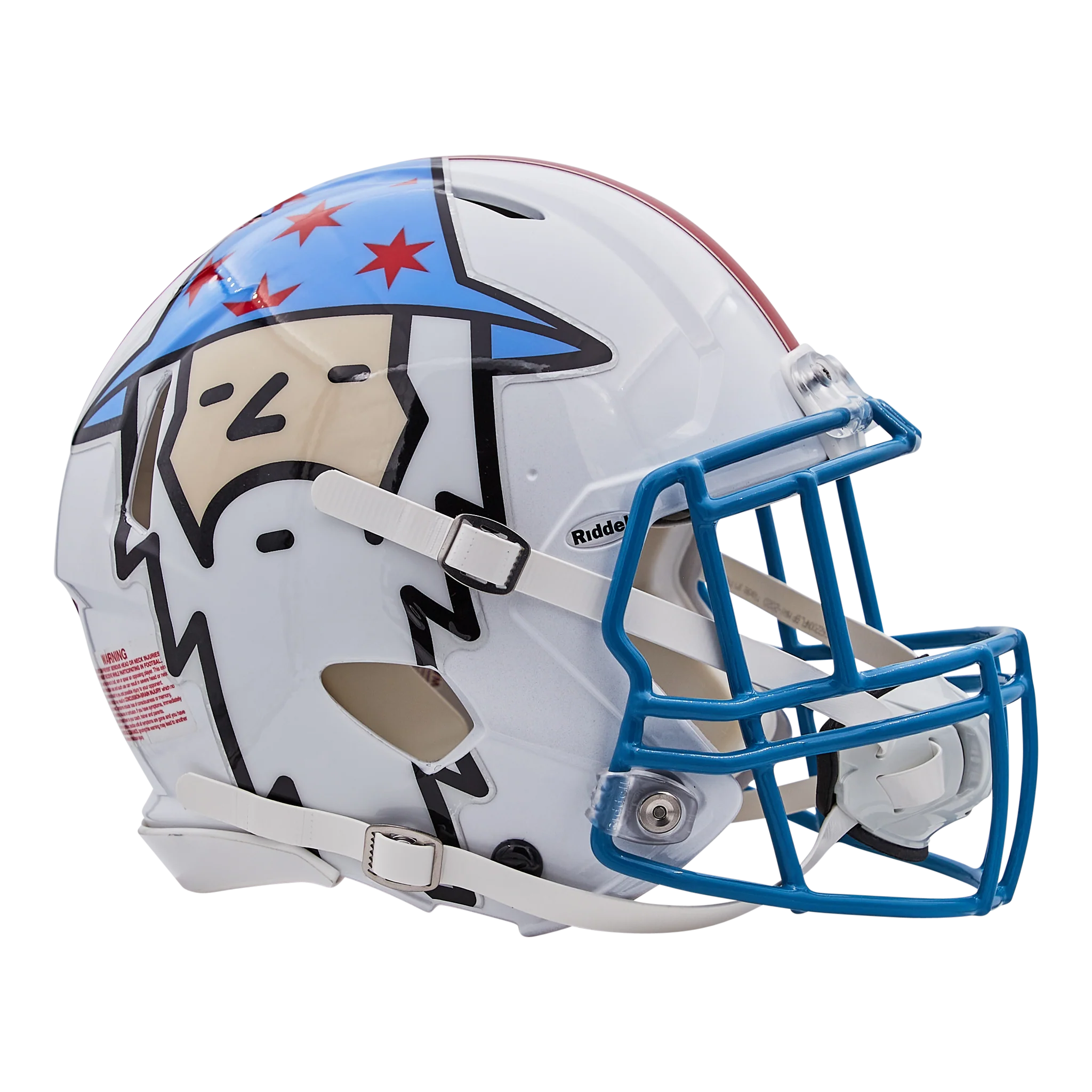 Authentic Riddell Wizard Football Helmet - Image 4