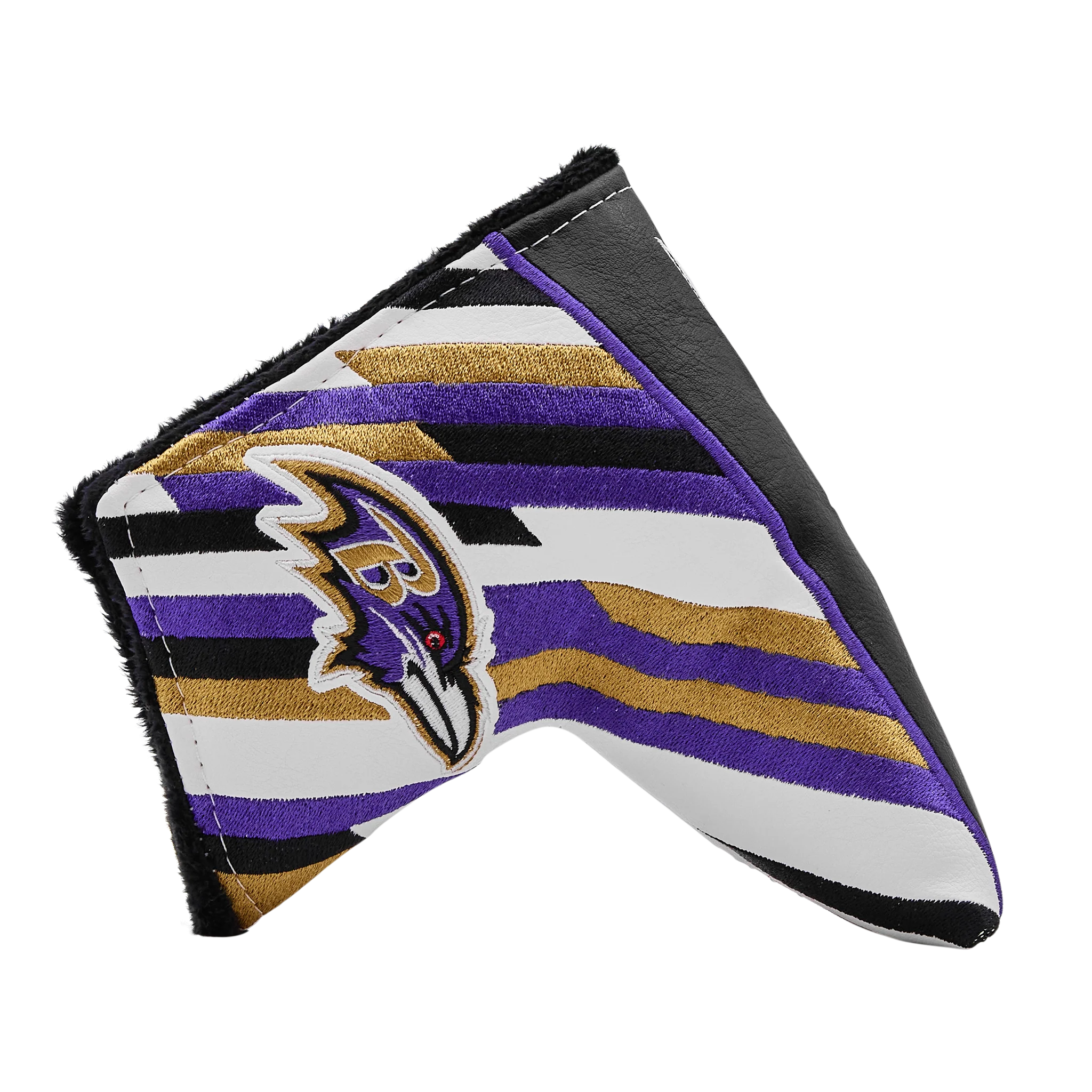 Baltimore Ravens Team Stripes Blade Putter Headcover - Image 4