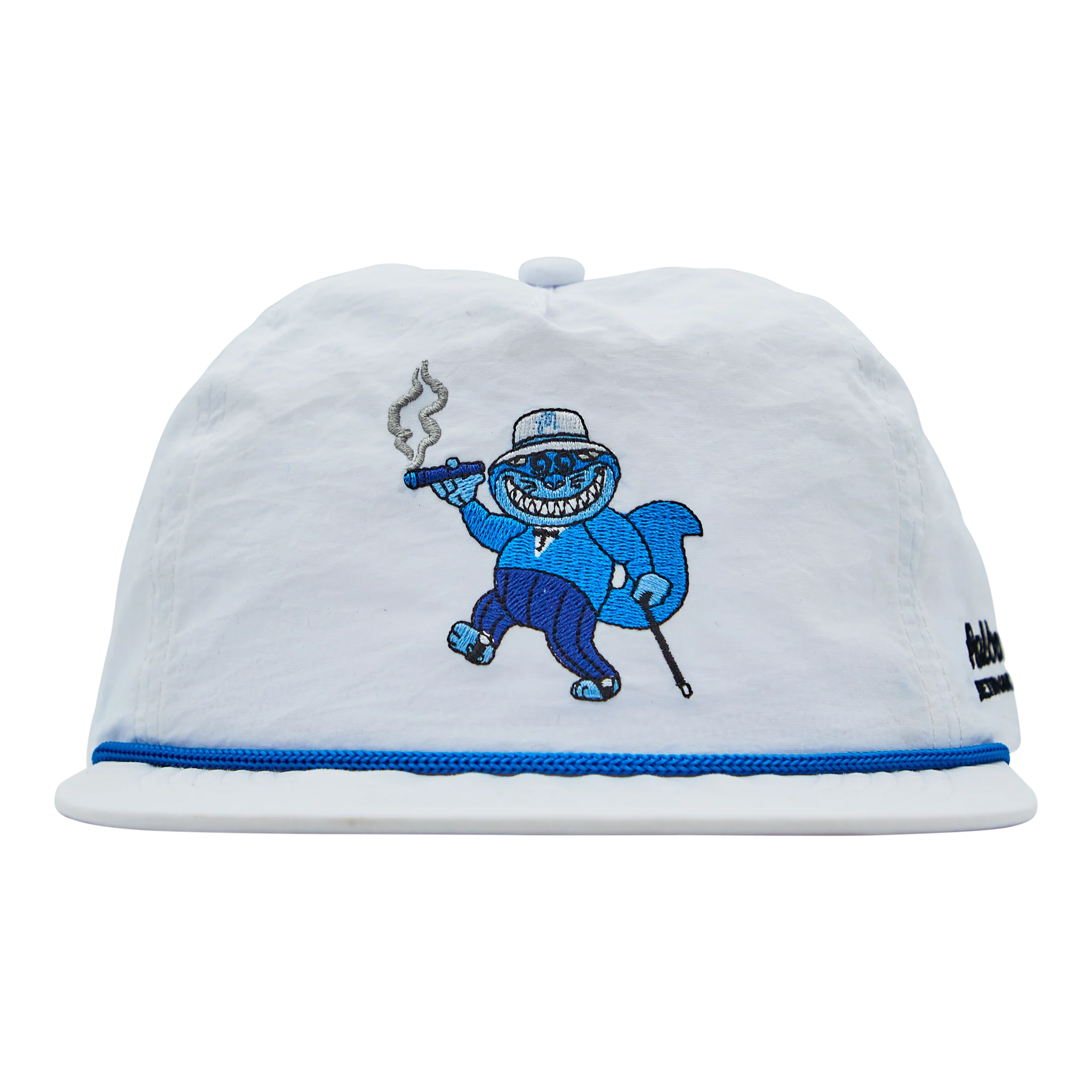 Betti x Malbon Buckets Gangster Fat Cat Hat (White) - Image 2