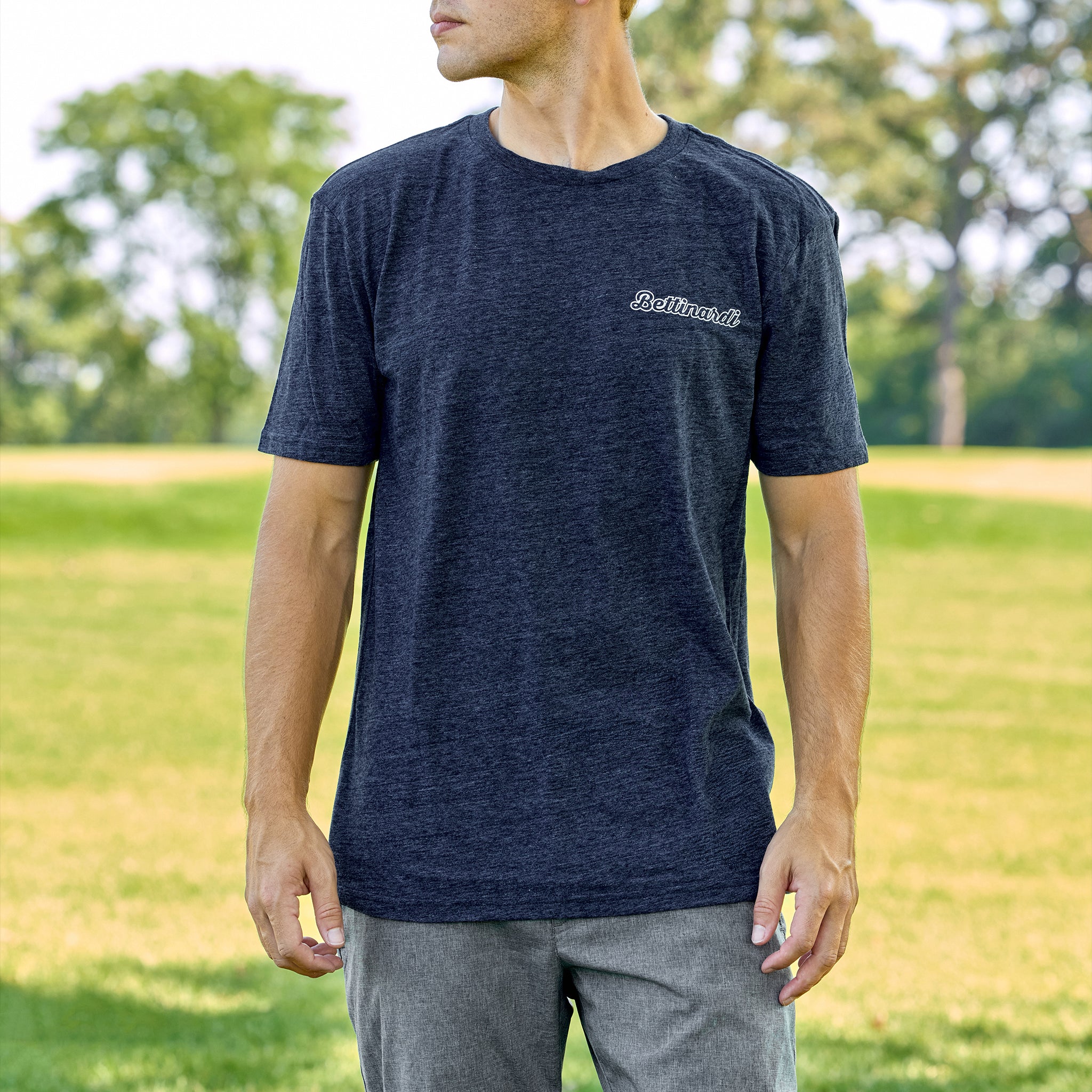Bettiardi Paisley Hex B Navy T-Shirt