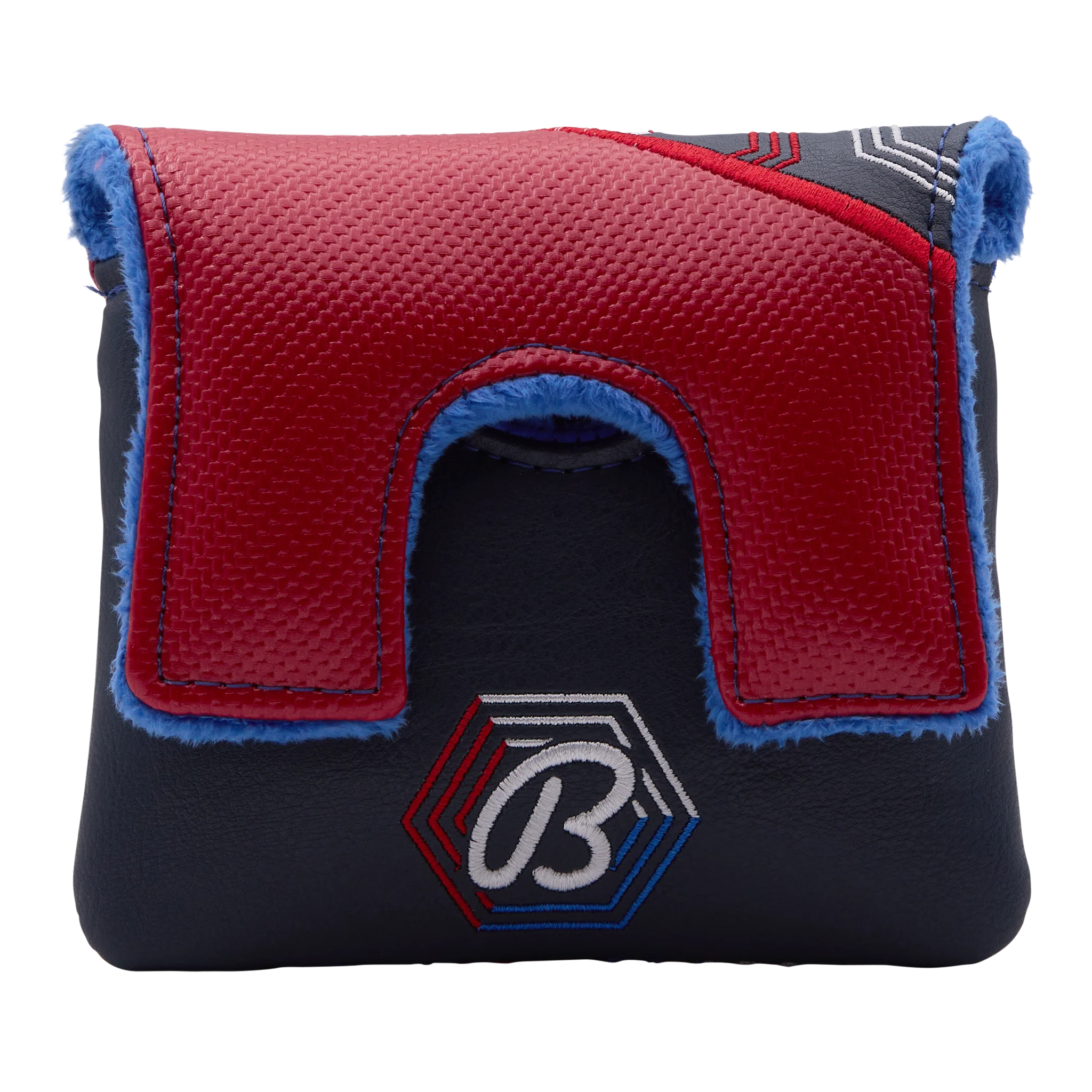 Bettinardi Geometric Center-Shafted Mallet Putter Headcover (RWB) - Image 2