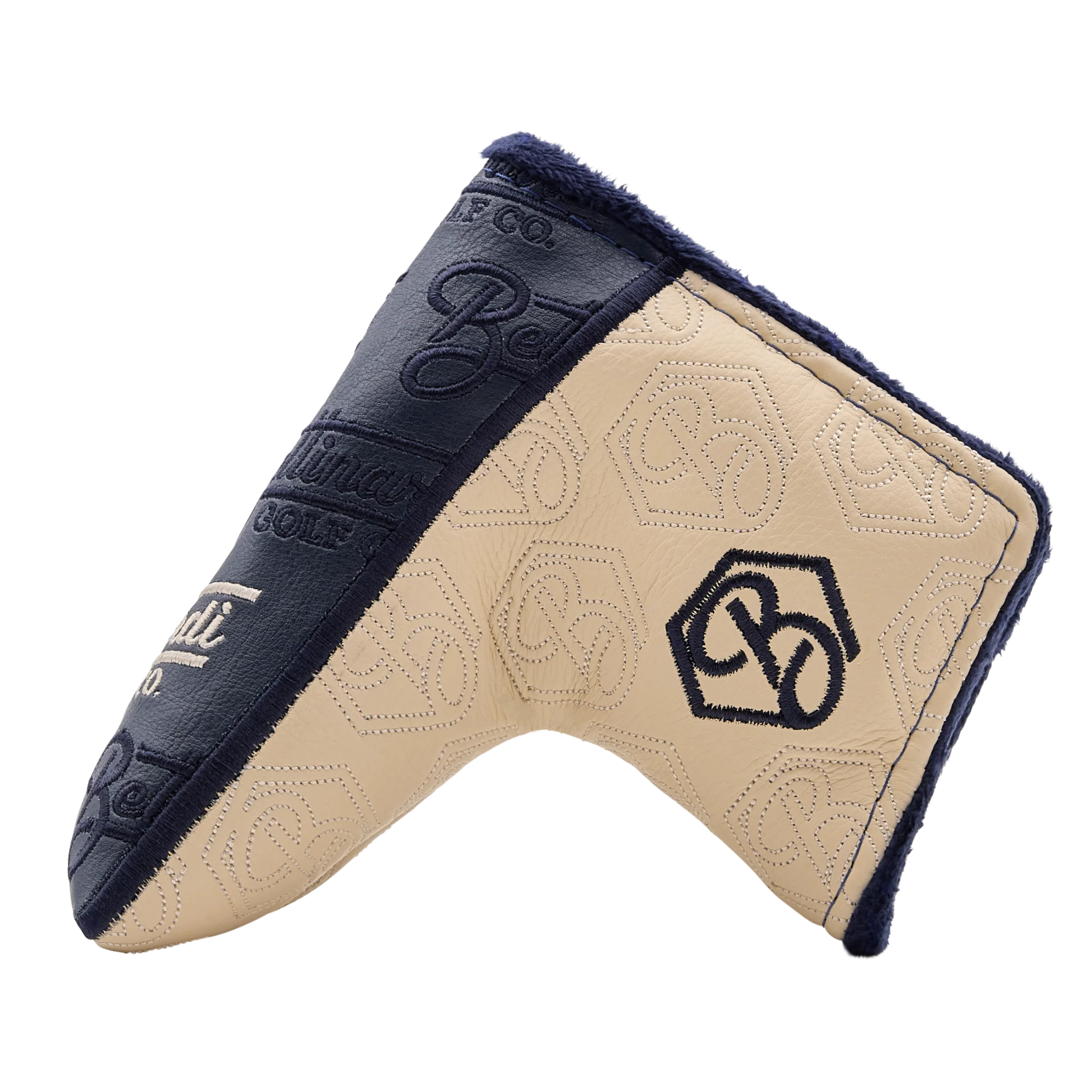 Bettinardi Golf Co. Script Blade Putter Headcover (Navy/Ivory) - Image 2