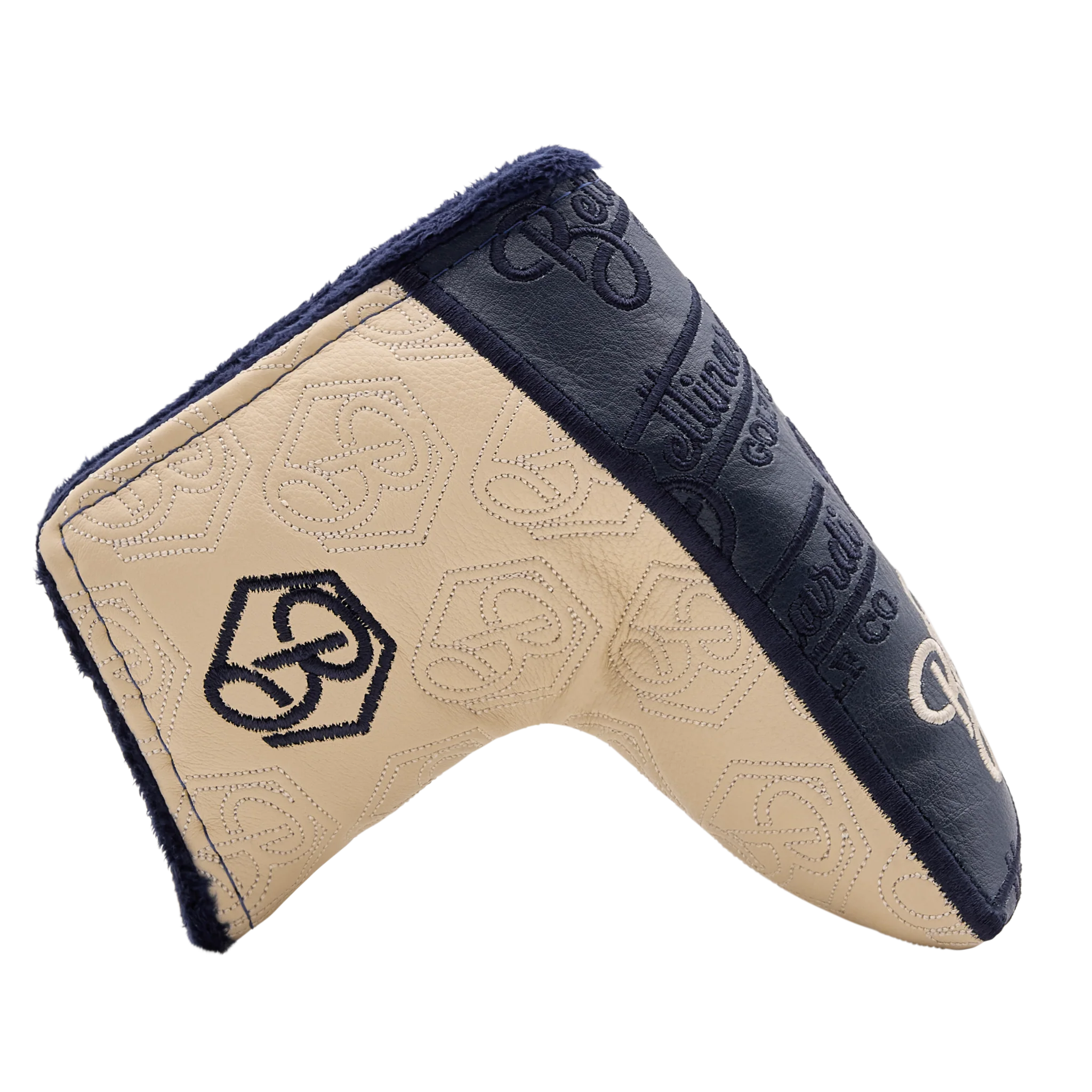 Bettinardi Golf Co. Script Blade Putter Headcover (Navy/Ivory) - Image 4