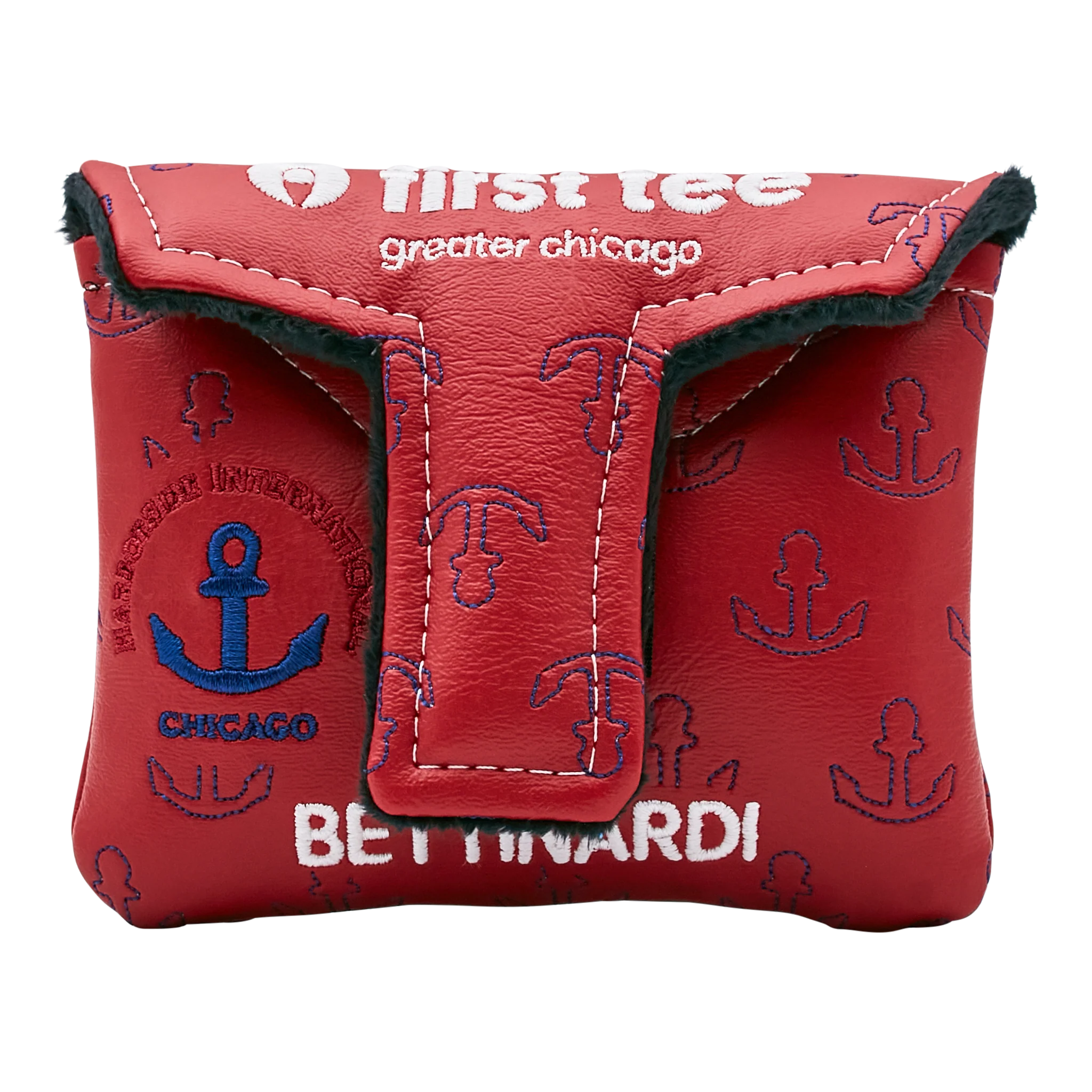 Bettinardi Golf First Tee Greater Chicago 2023 Red Mallet Putter Headcover - Pre Order - Image 2