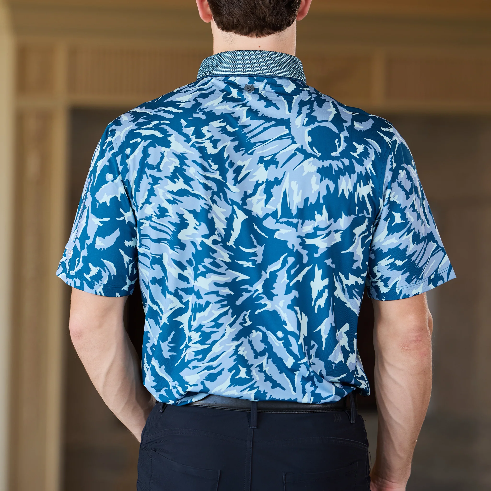 Bettinardi Greyson Poison Bomb Midas Wolf Camo Polo (Bloomfield) - Image 2