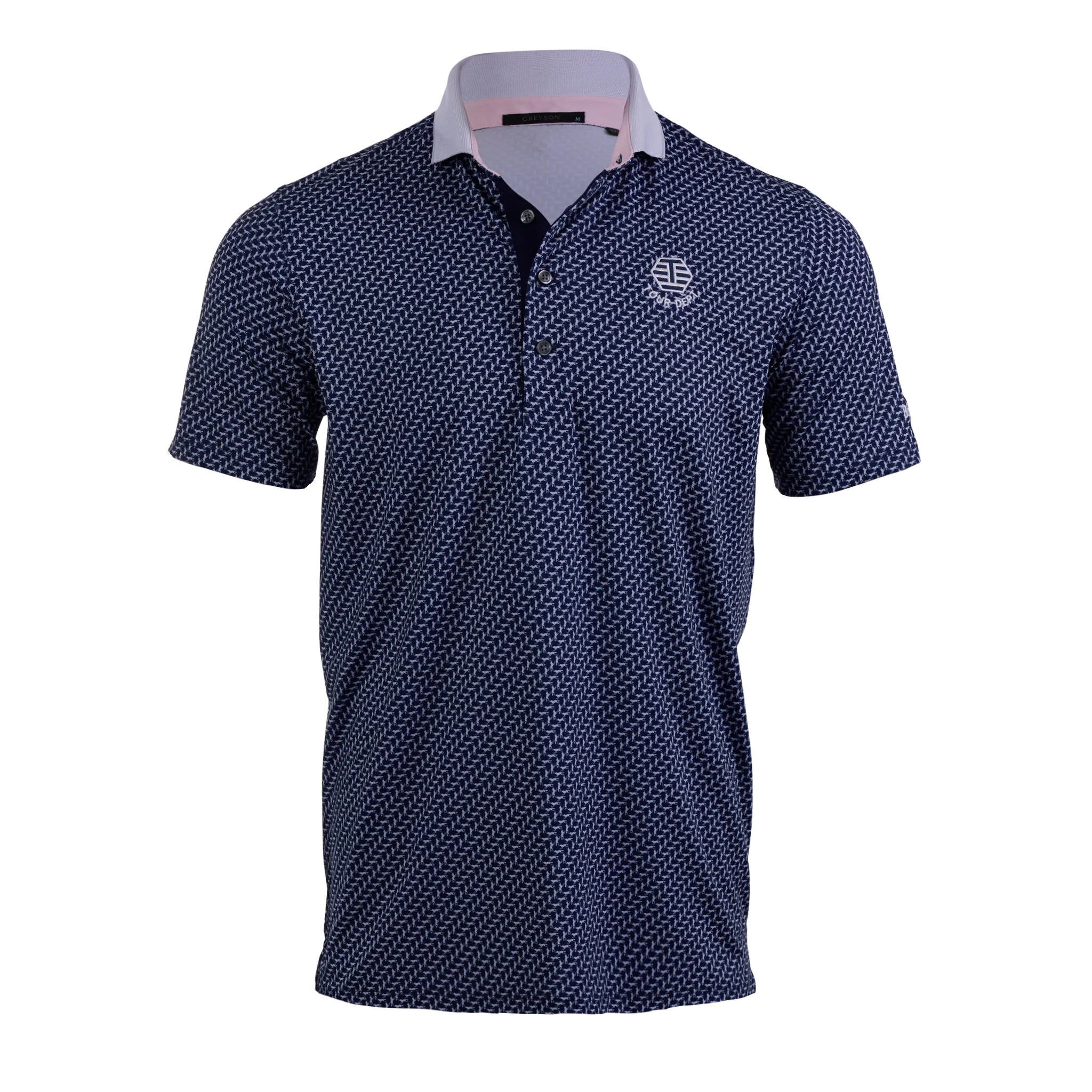 Bettinardi Greyson T-Hive Tour Dept. Dances With Wolves Polo (Maltese Blue) - Image 5