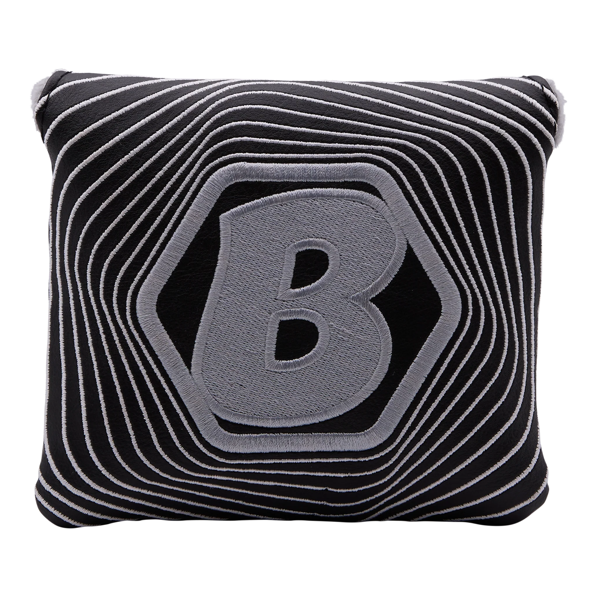 Bettinardi Hex B Spiral Center-Shafted Mallet Putter Headcover (Black/White)
