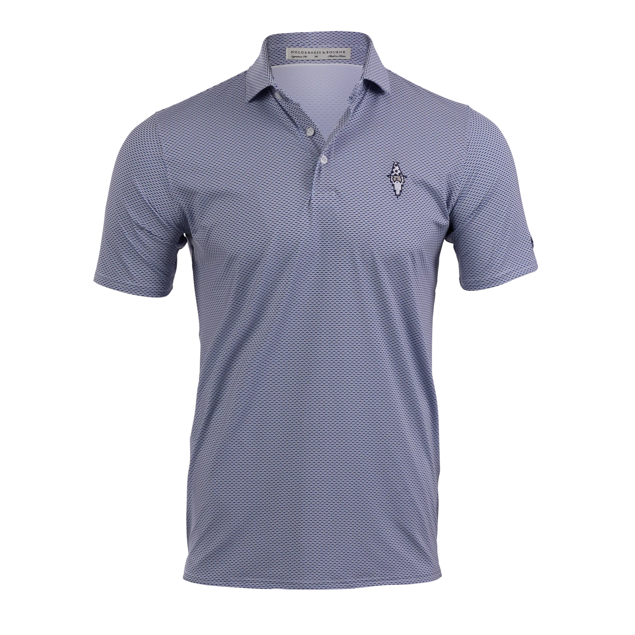Bettinardi Holderness & Bourne Wizard Davis Polo (Dune & Navy) - Image 5
