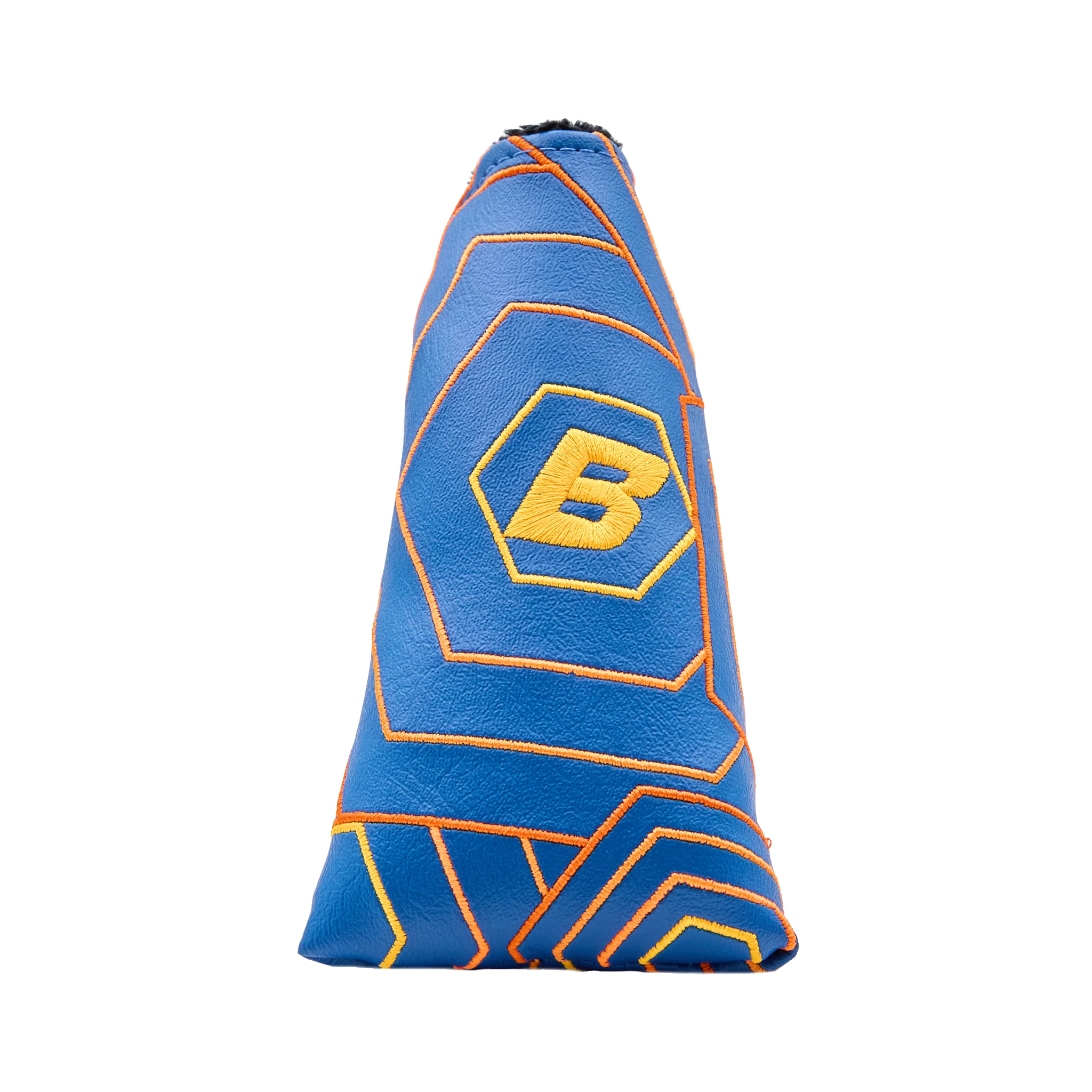 Bettinardi Orange & Blue Dilated Hexes Blade Putter Headcover - Image 3