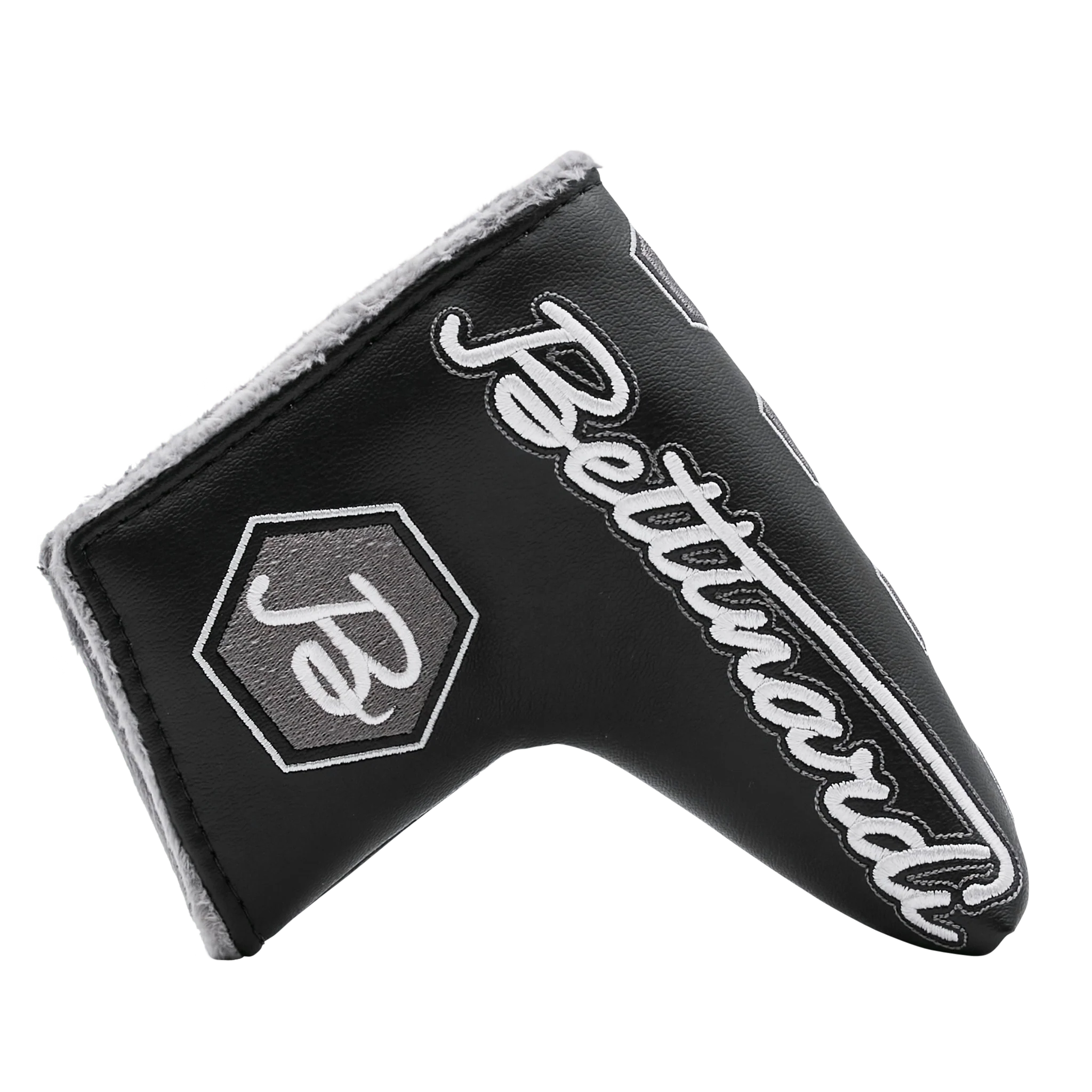Bettinardi Retro Script Blade Putter Headcover - Black & White - Image 4