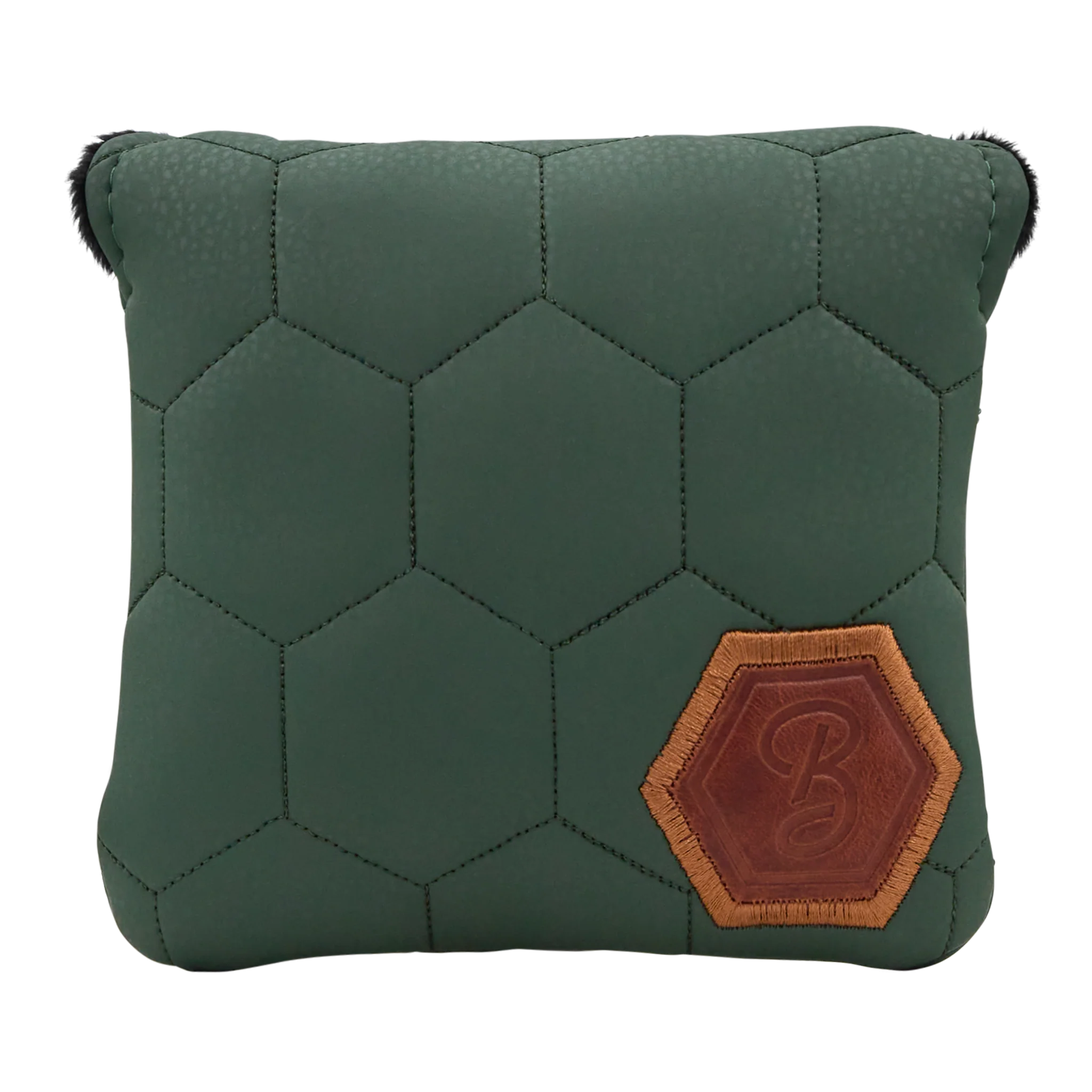 Bettinardi Script Quilted Hex Mallet Headcover (Green/Tan)