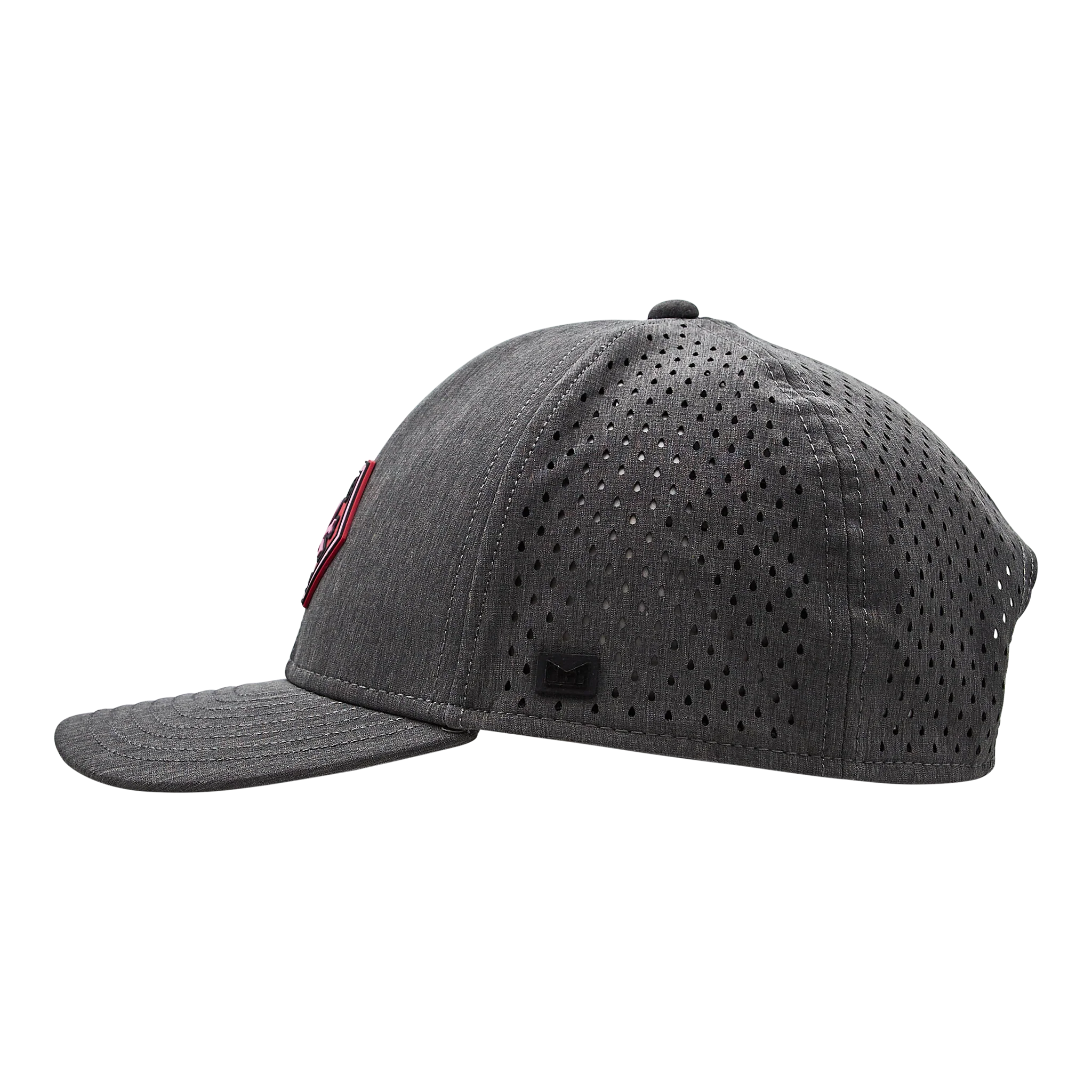 Bettinardi Skull & Bones Heathered Gray Melin Hydro Hat - Image 3