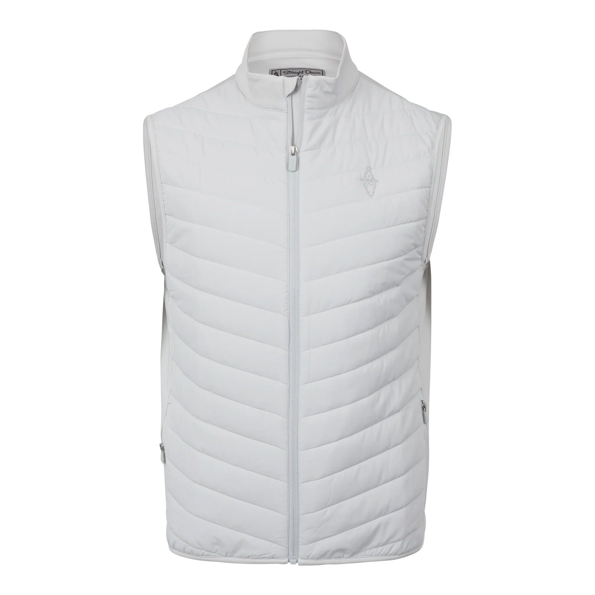 Bettinardi Straight Down Wizard Delta 2.0 Quilted Hybrid Vest (Silver) - Image 5