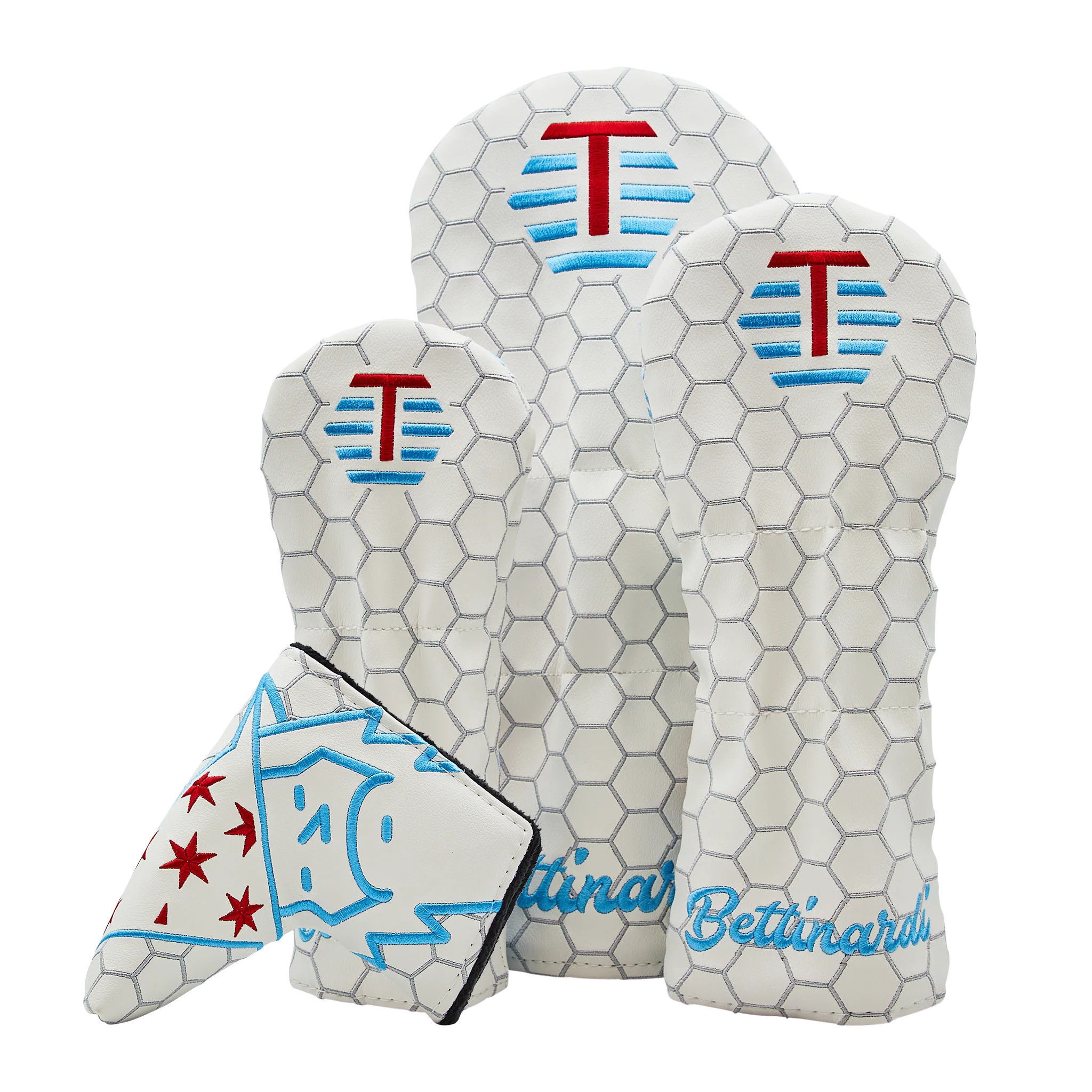 Bettinardi White Wizard Headcover Set - Image 2