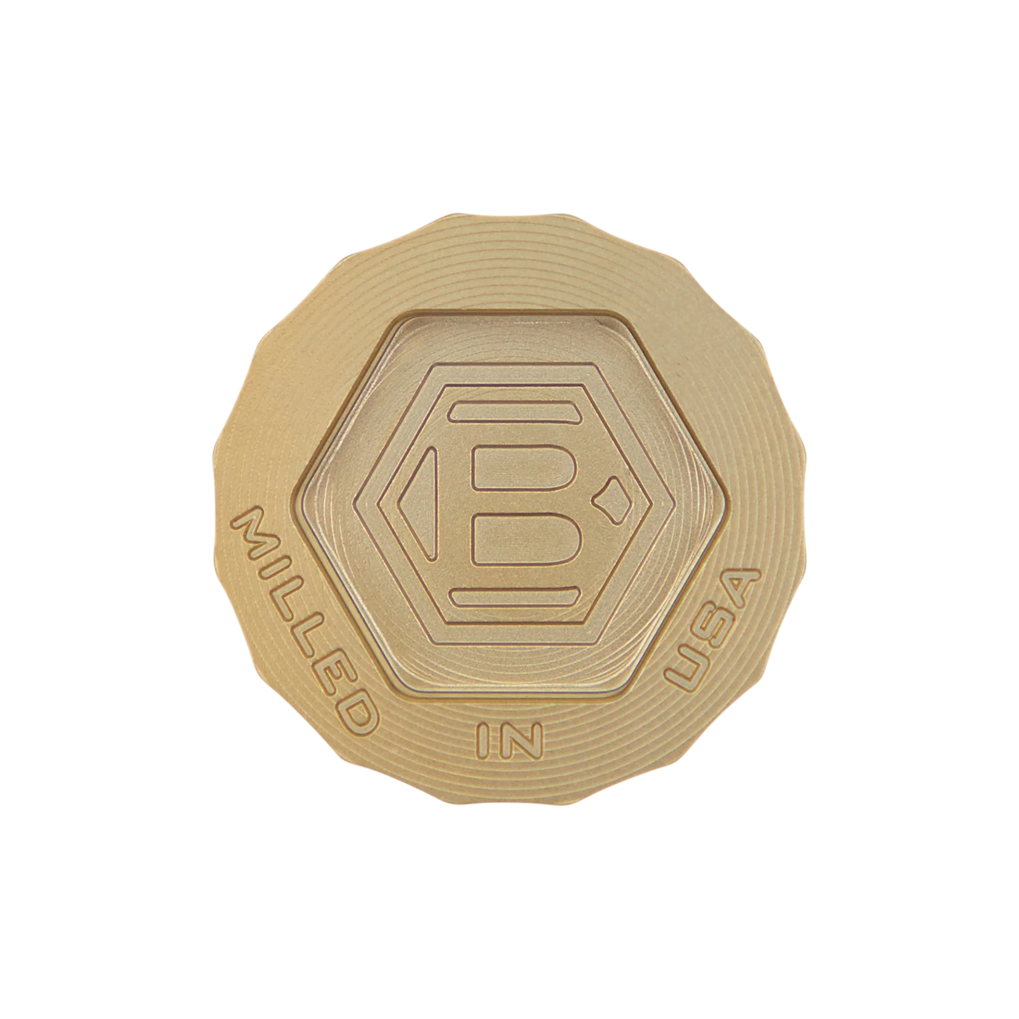 Bettinardi X Miller Lite Gold Flame Bottle Cap Ball Marker - Image 3