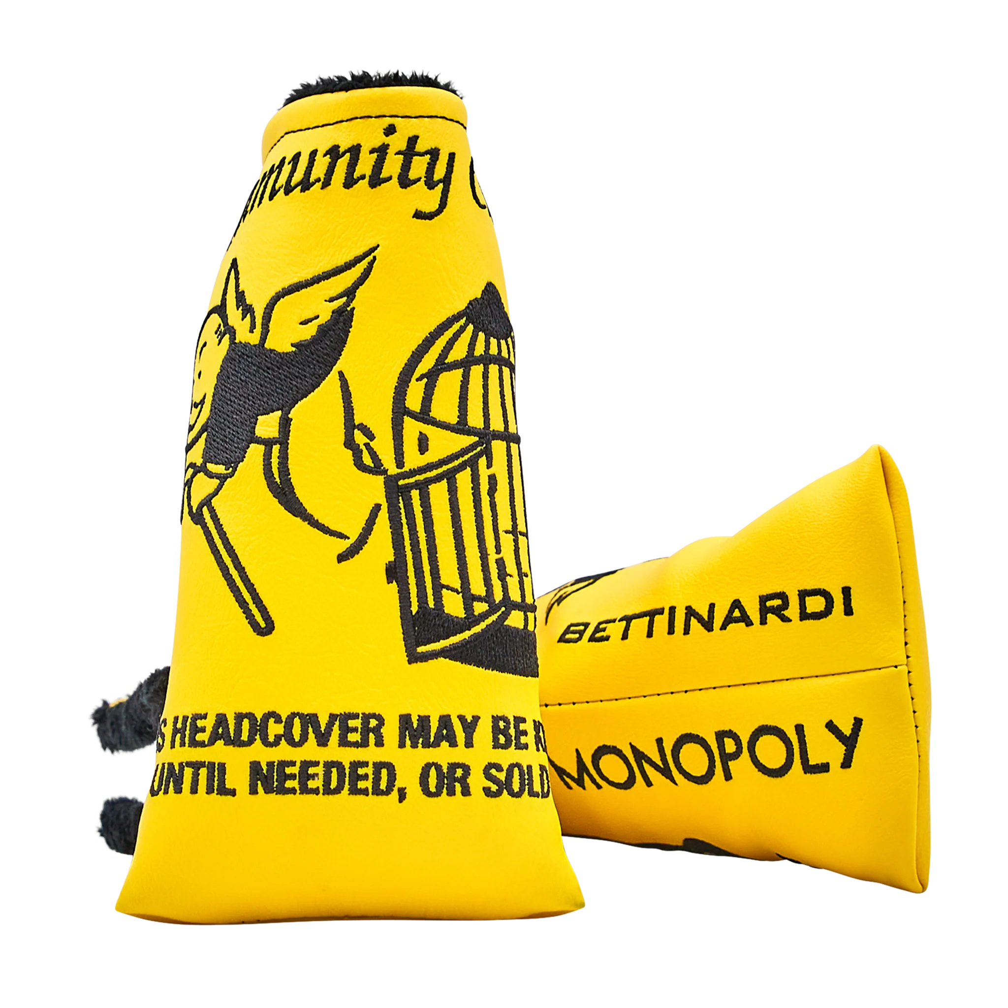 Bettinardi x MONOPOLY Community Chest - Get out of Jail Blade Putter Headcover