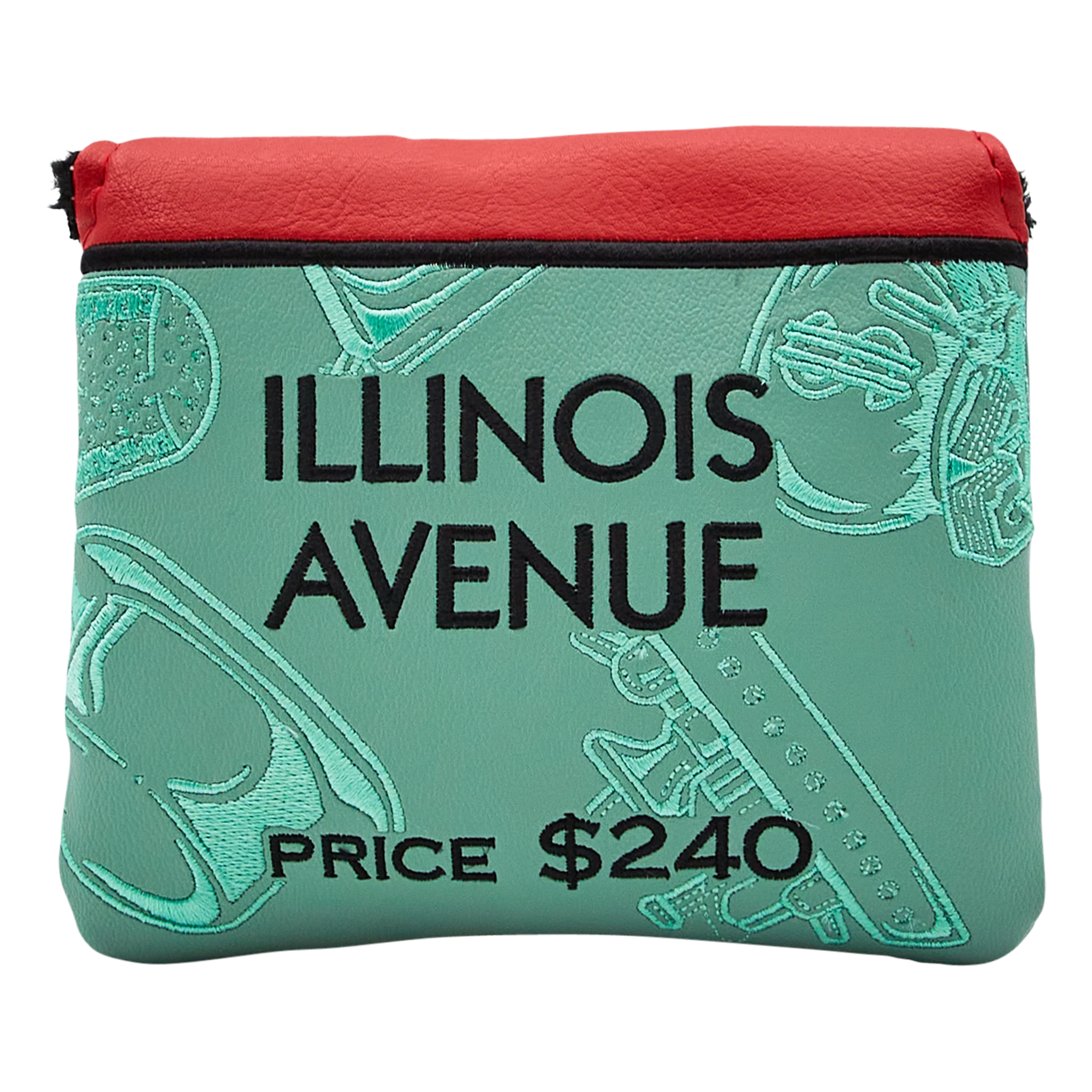 Bettinardi x MONOPOLY Illinois Ave. Mallet Putter Headcover