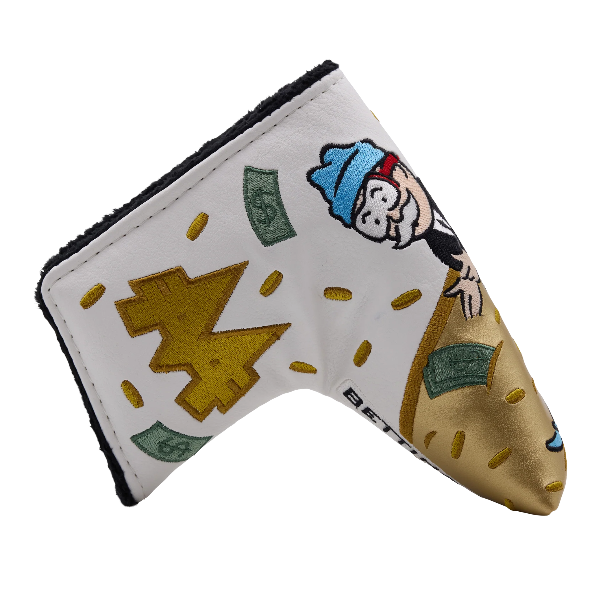 Bettinardi x Monopoly Mr. Monopoly Skiing Blade Putter Headcover - Image 4