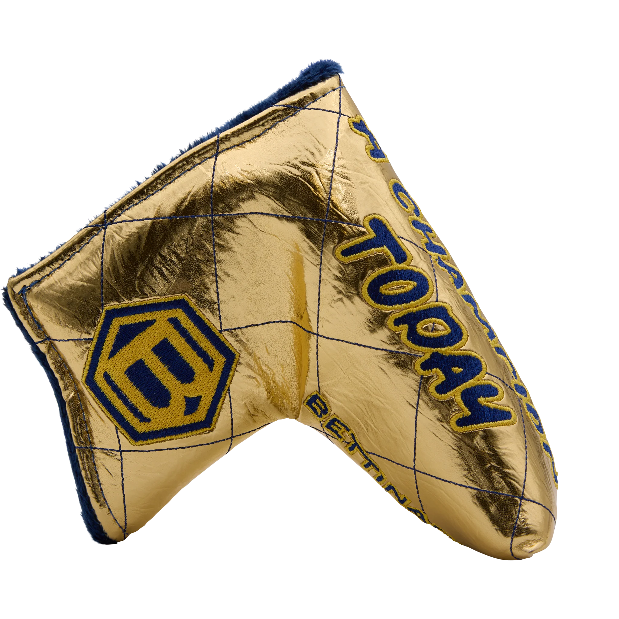 Bettinardi X Play Like a Champion Today Gold Blade Putter Headcover - Image 4