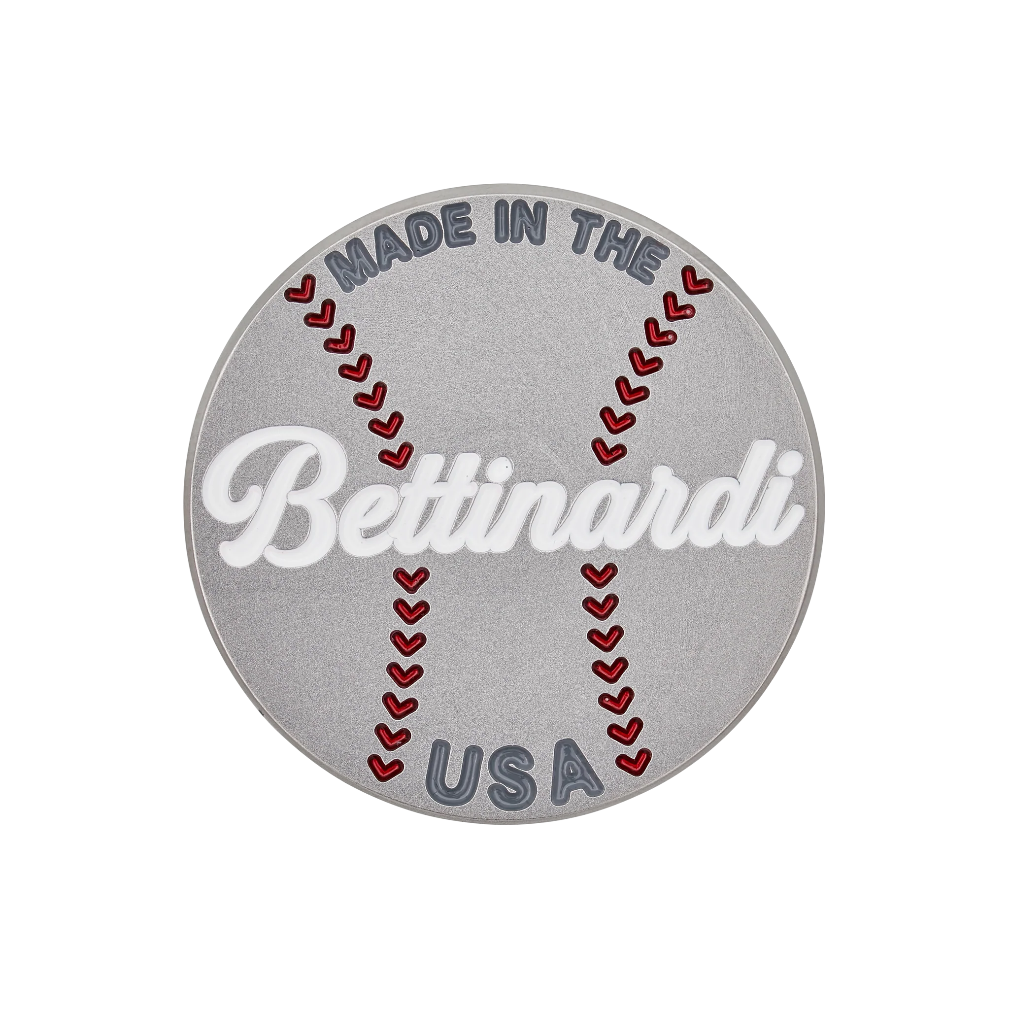 Bettinardi x Rawlings Baseball Marker w/ Leather Inlay - Image 3