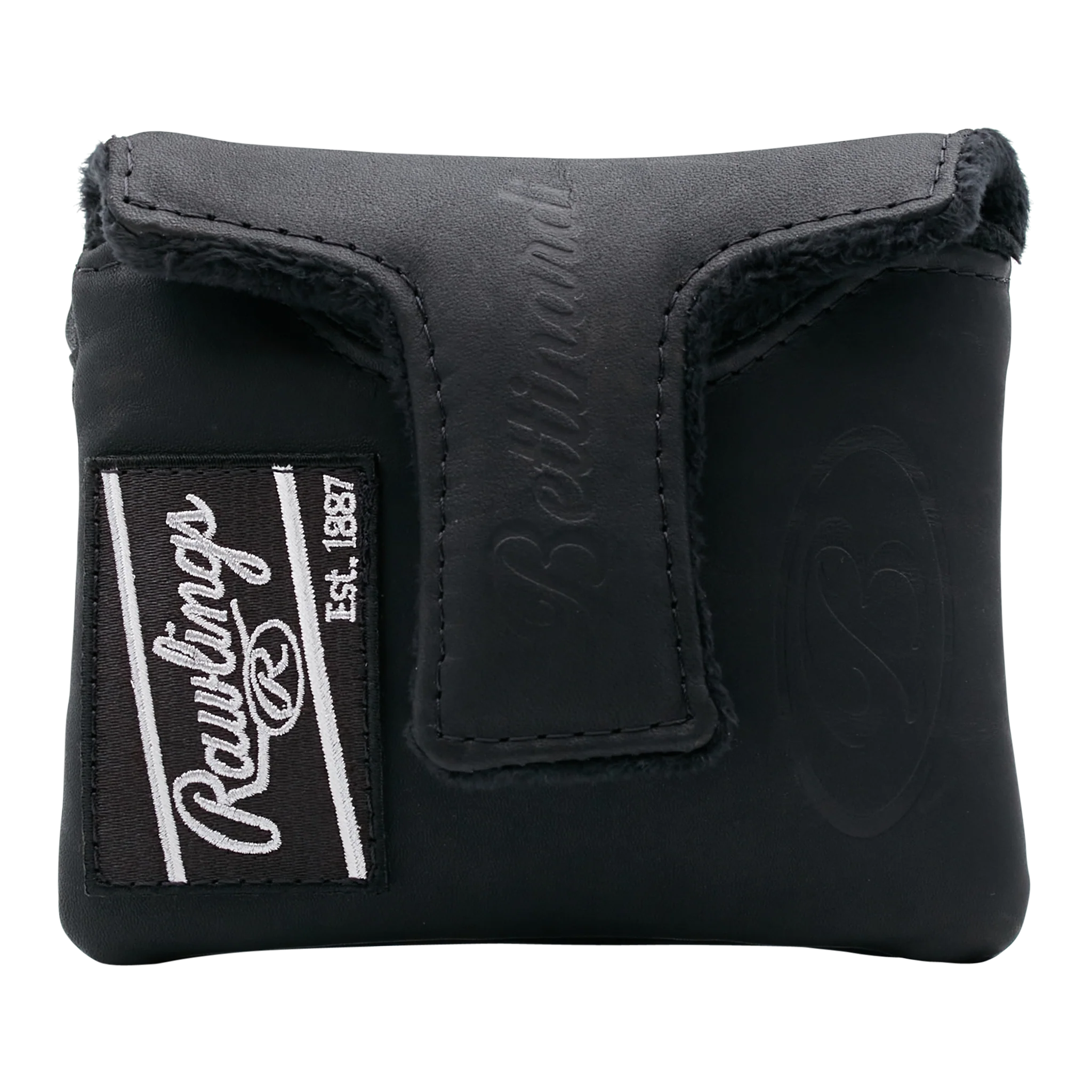 Bettinardi x Rawlings Genuine Horween Leather Black Mallet Putter Headcover - Image 2