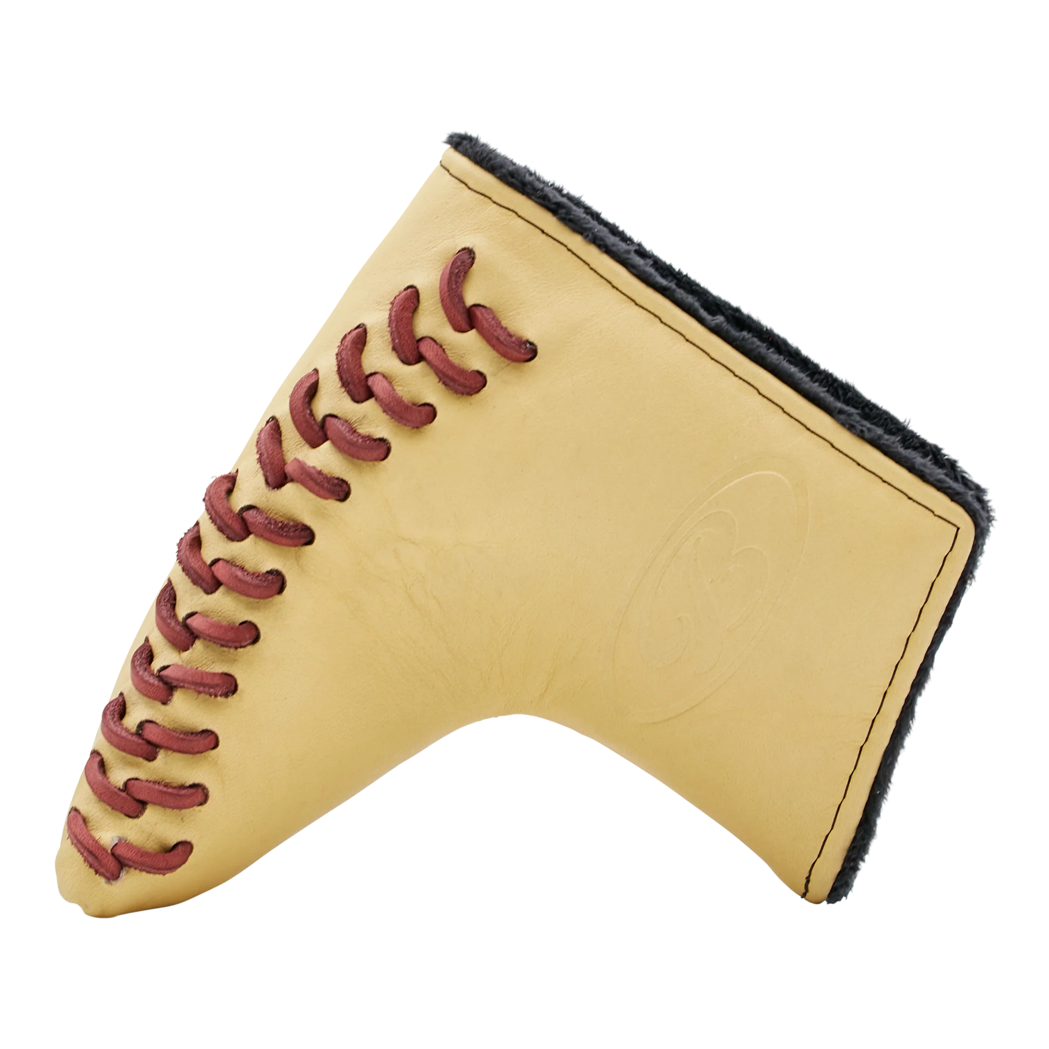 Bettinardi x Rawlings Genuine Horween Leather Camel Blade Putter Headcover - Image 2