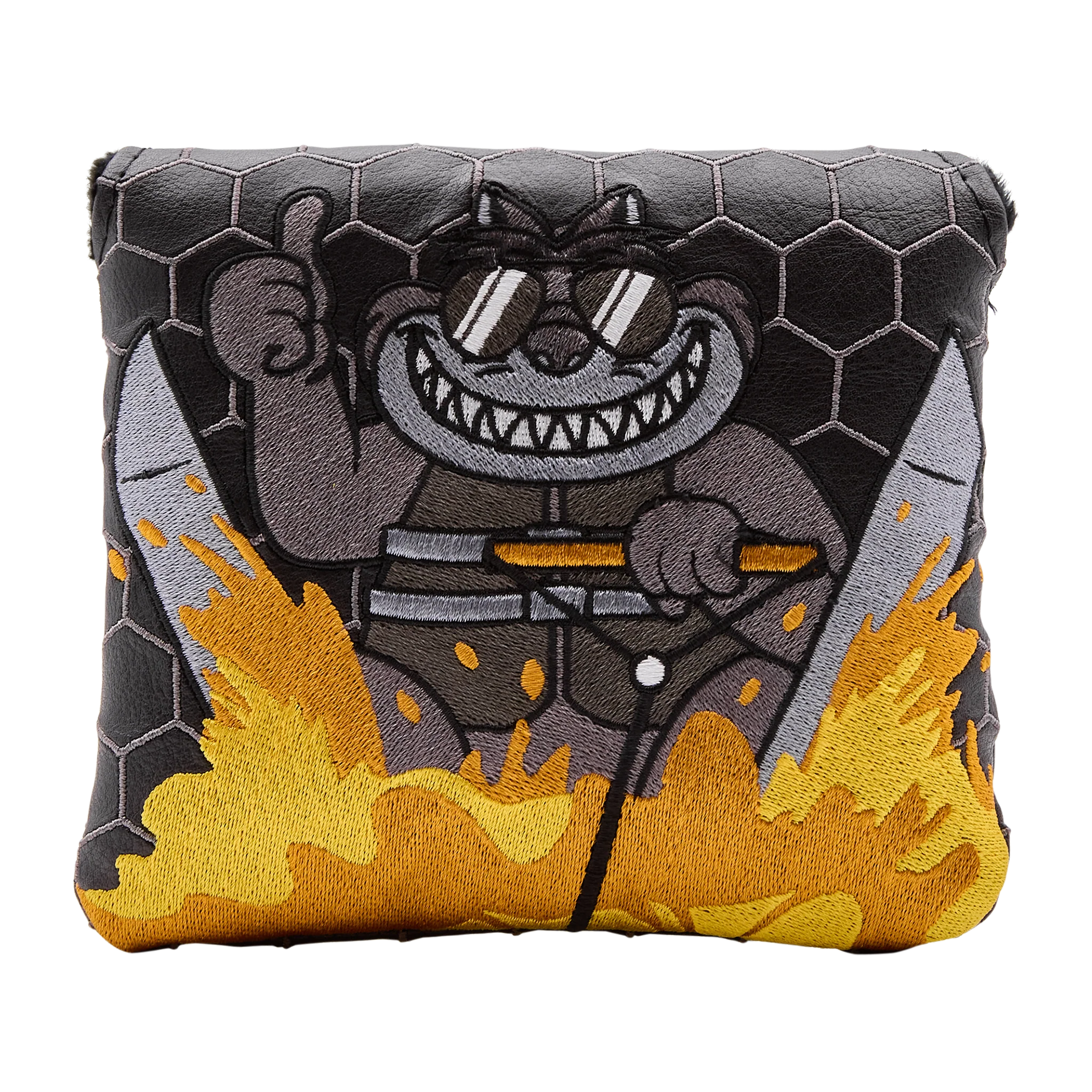 BKS Fat Cat Skiing the Sea of Gold Mallet Putter Headcover