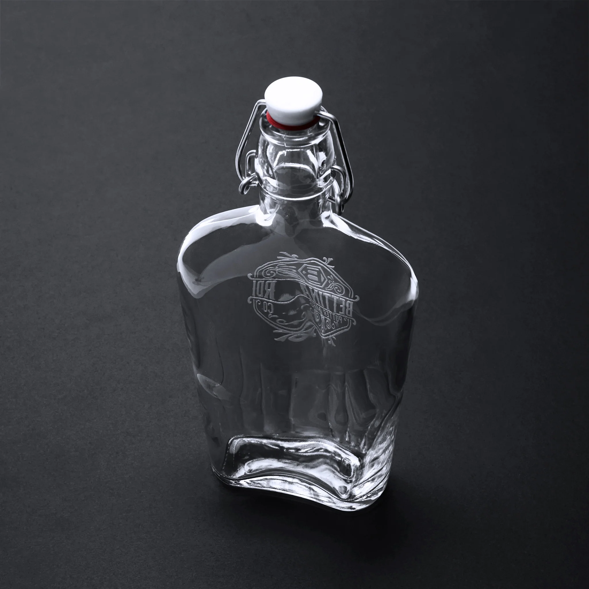 Black Friday 2023 Bettinardi Sterling Cut Glass Luca Flask - Image 4
