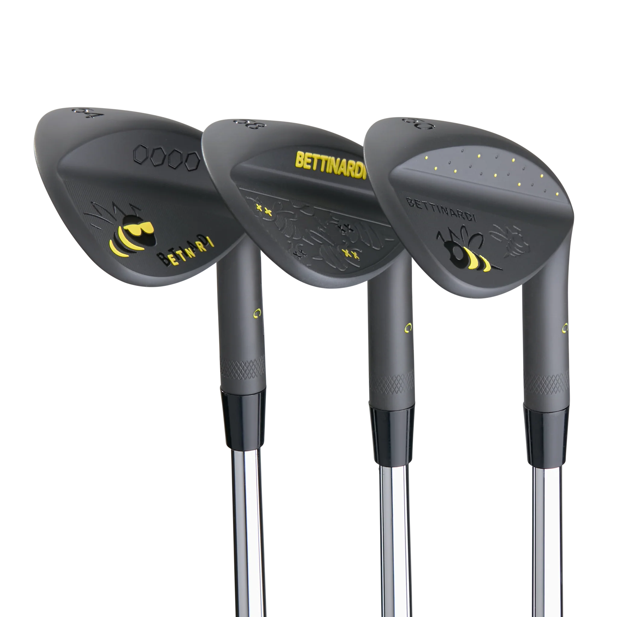 Black Magic Yellow Jacket Stinger Swarm Wedge Set (50°, 54°, 58°)
