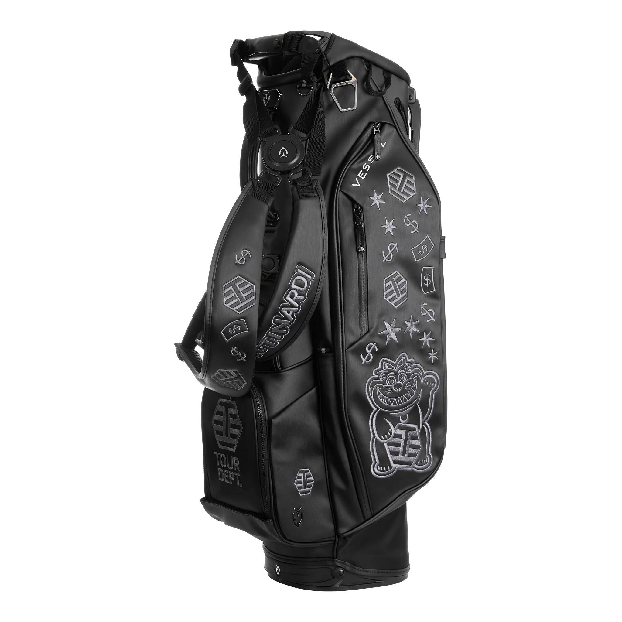 Black Out Lucky Cat Tour Dept. Vessel Player IV Stand Bag - Image 3