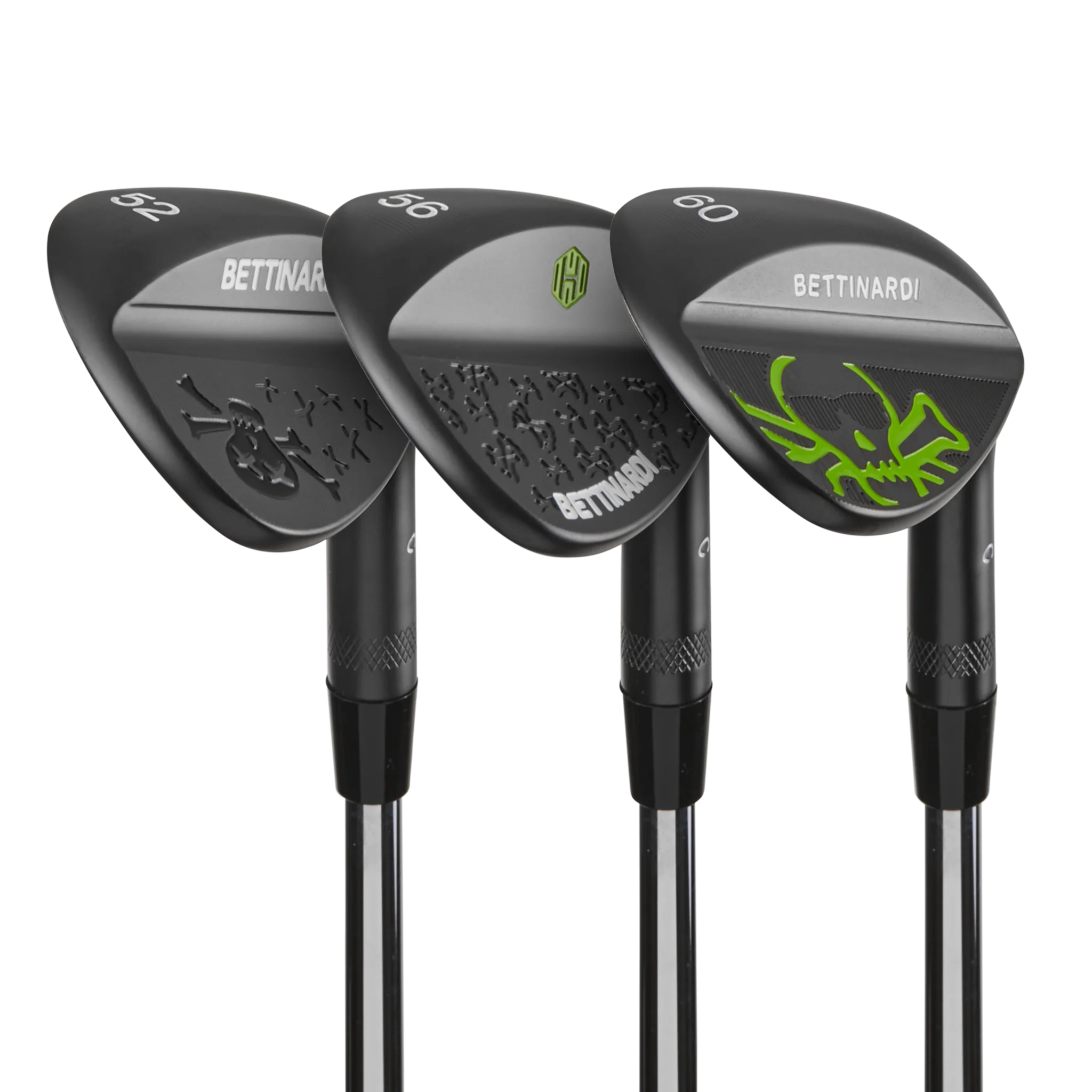 Bones Black Ox Wedge Set (52°, 56°, 60°)