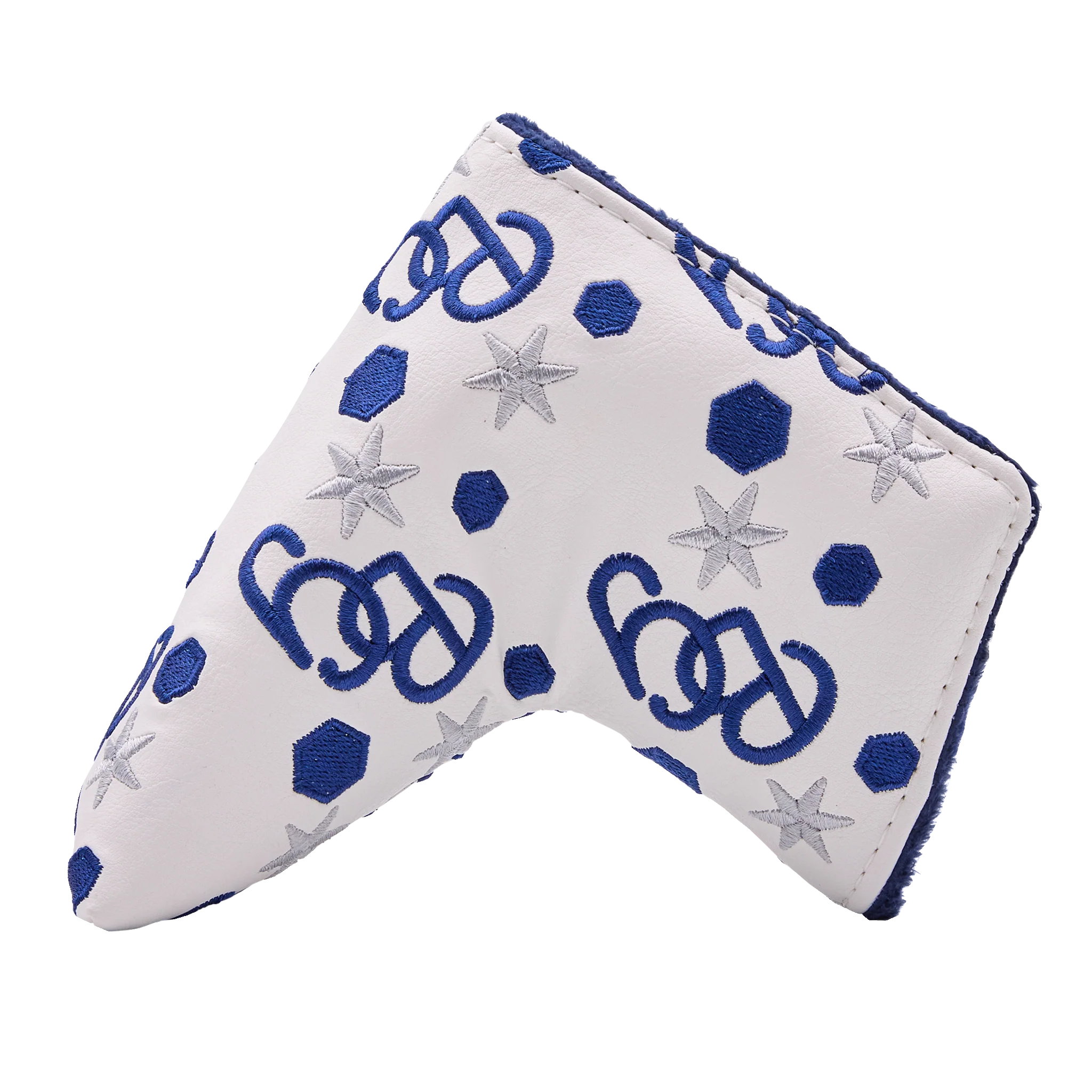 Bright White BG Script Blade Putter Headcover - Image 2