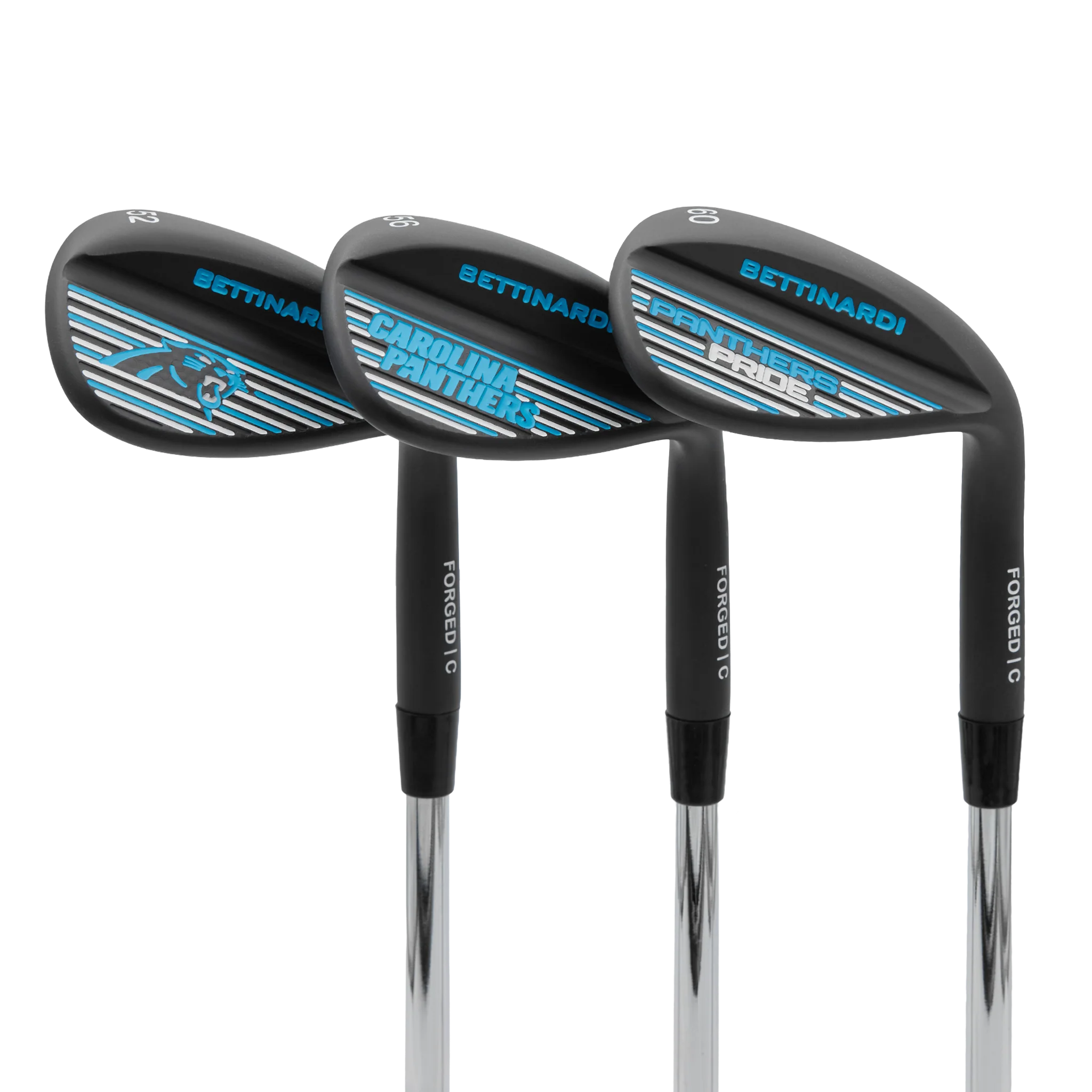 Carolina Panthers Black Ox HLX 6.0 Wedges (52°, 56°, 60°)