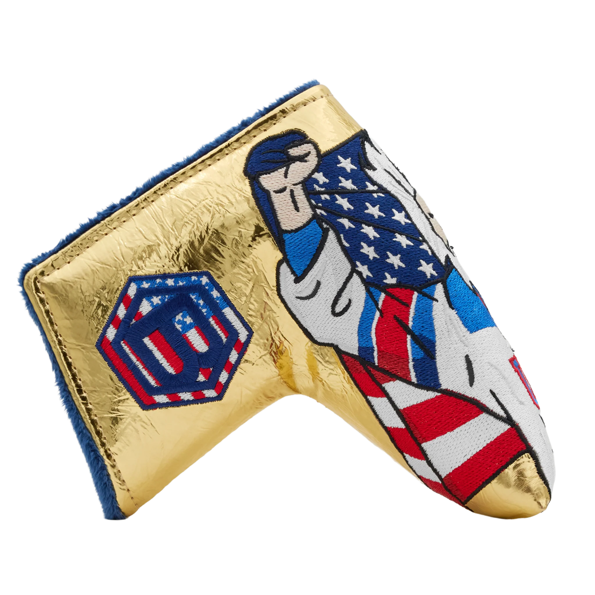 Champion Wizard USA Gold Blade Putter Headcover - Image 4