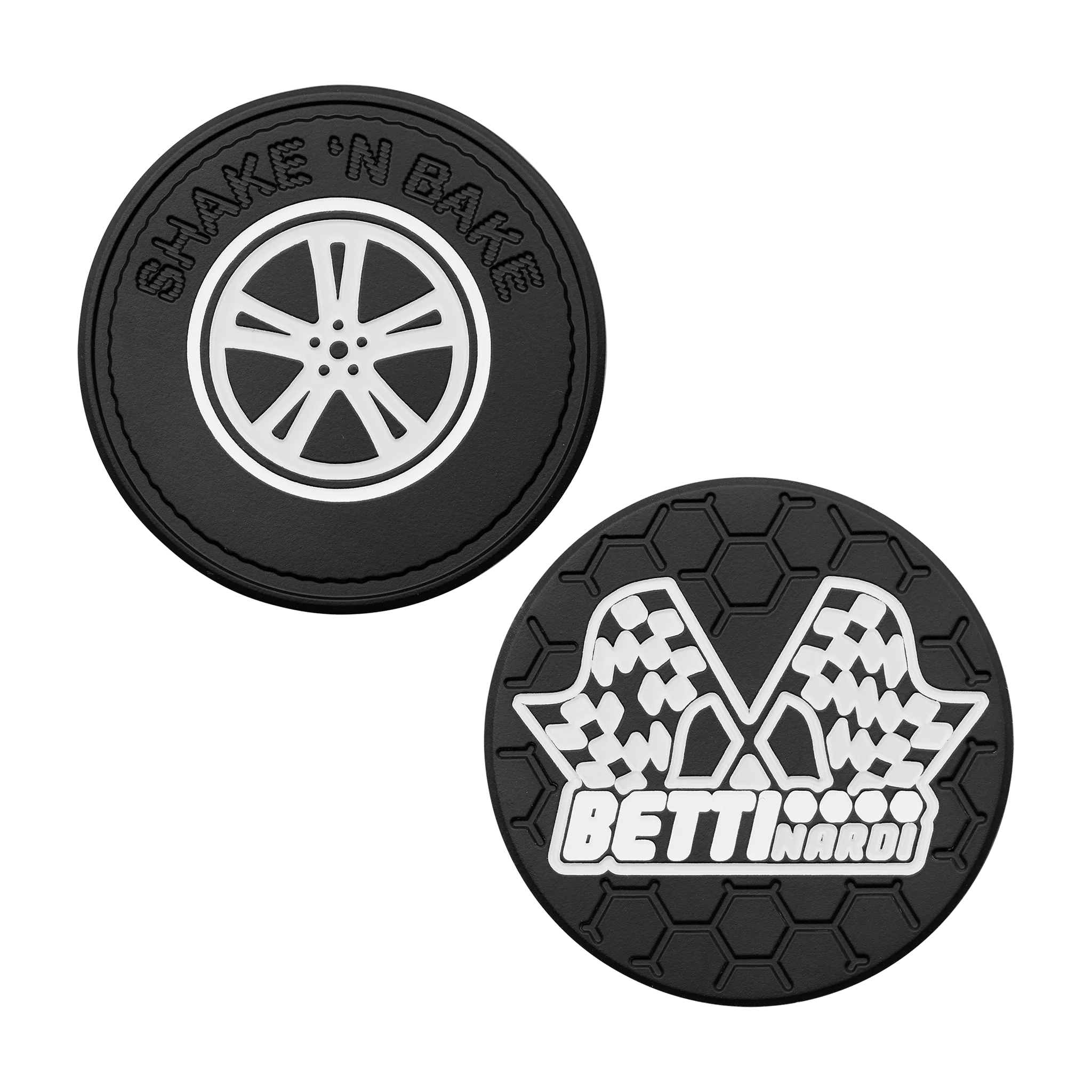 Checkered Flag Black Magic Ball Marker
