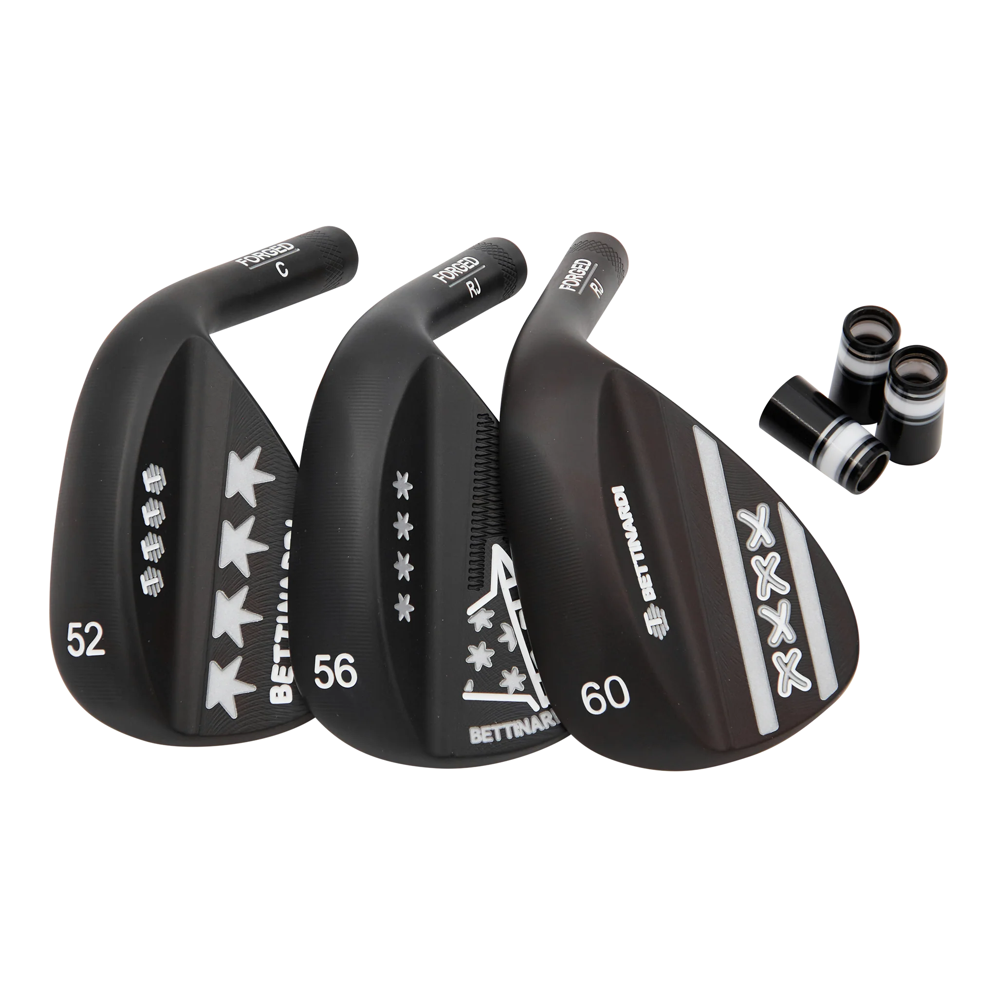 Chi-Town Wizard Nitro Black Wedge Set (52, 56, 60)