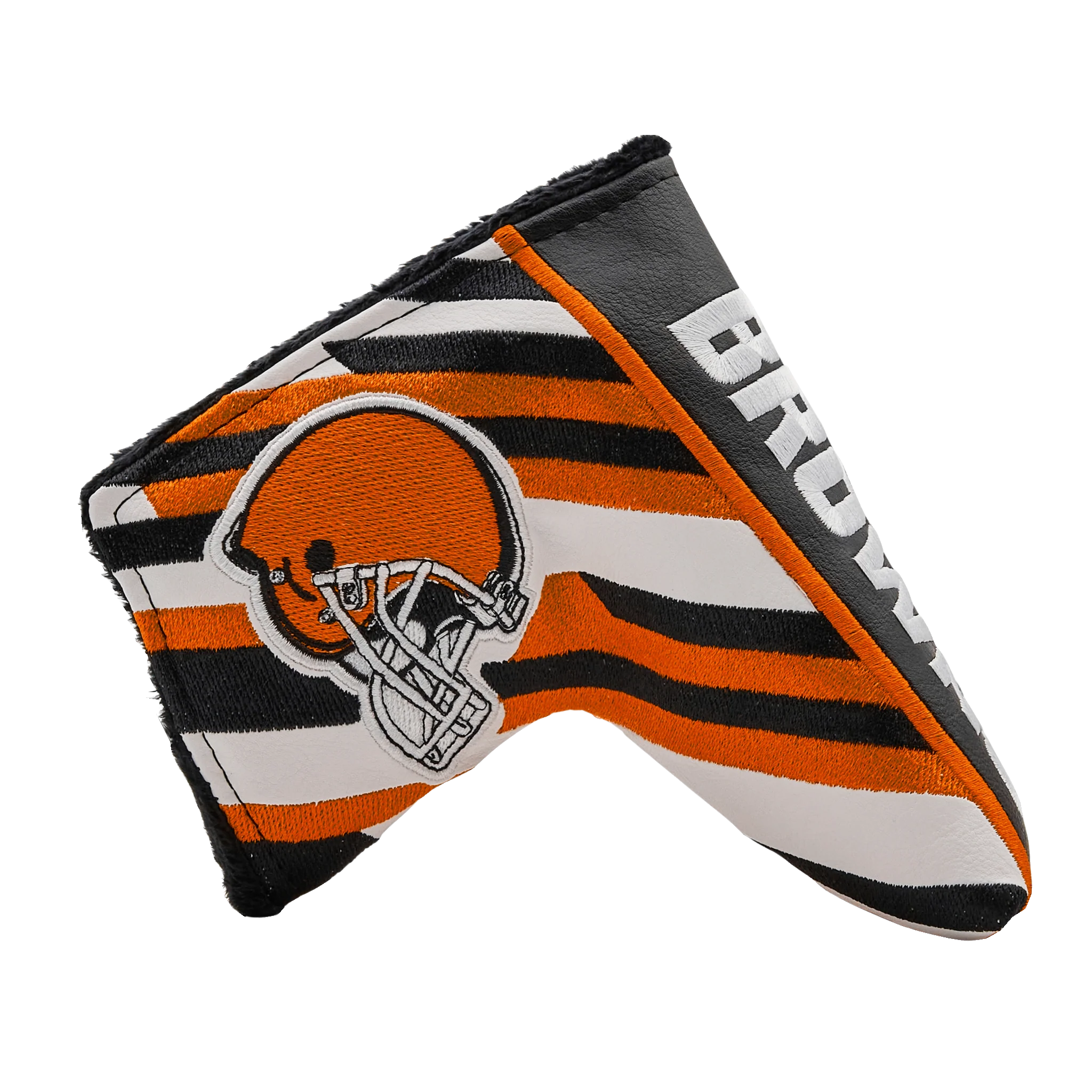 Cleveland Browns Team Stripes Blade Putter Headcover - Image 4