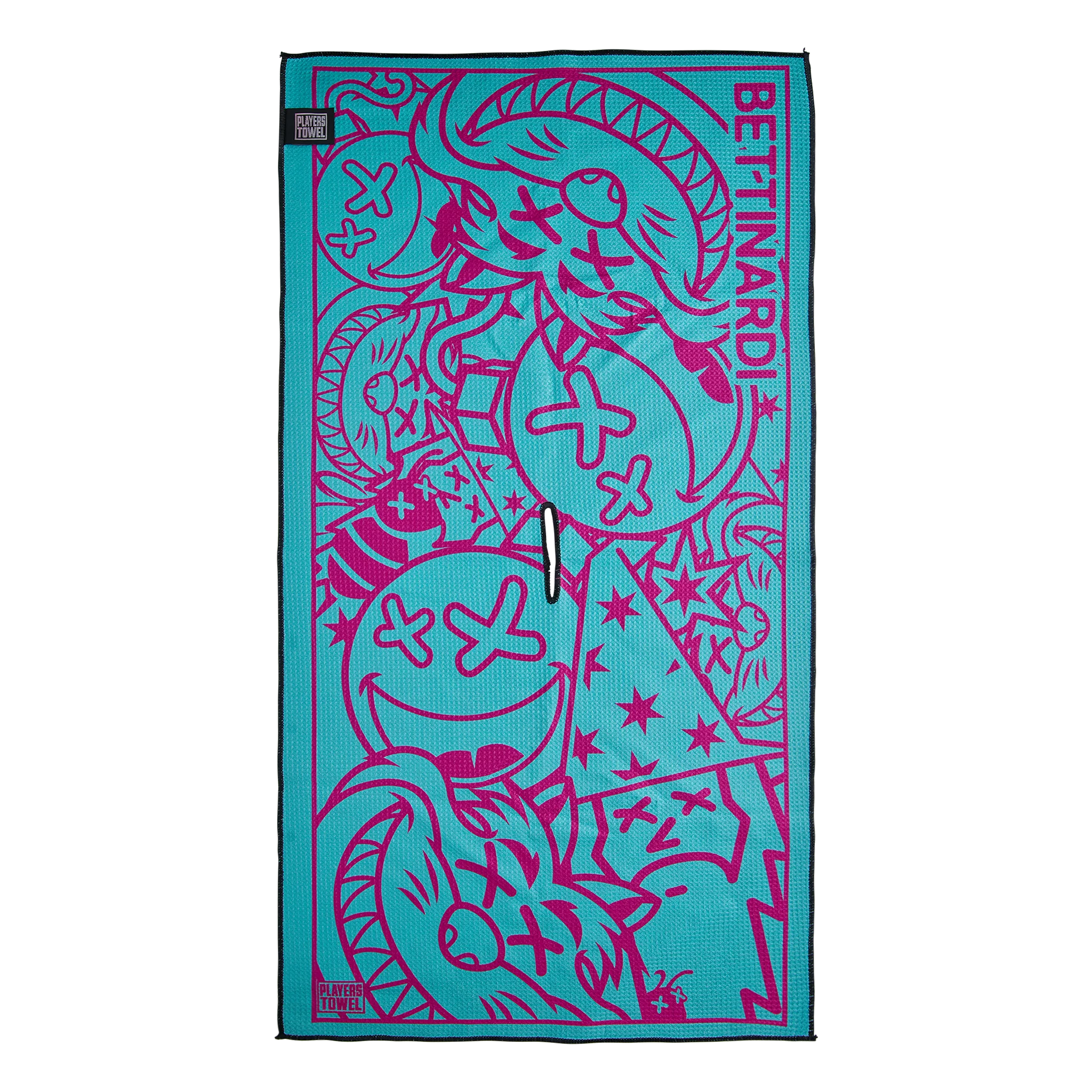 Cotton Candy Reverse Multi-Icon Players Towel