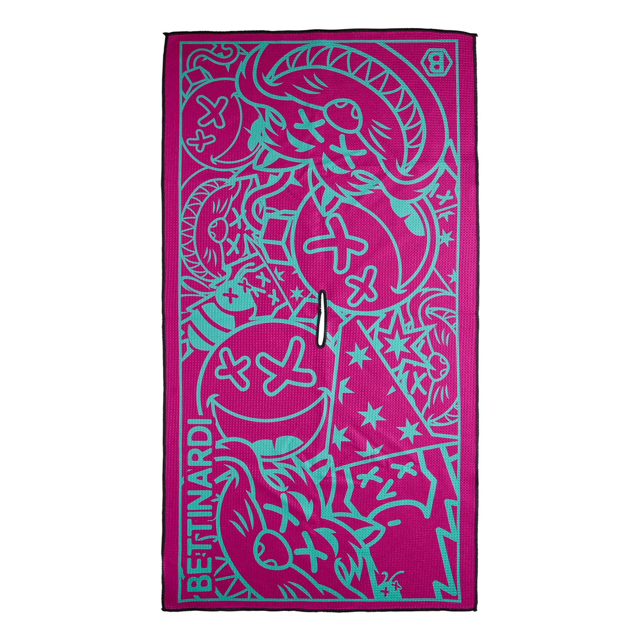 Cotton Candy Reverse Multi-Icon Players Towel - Image 2