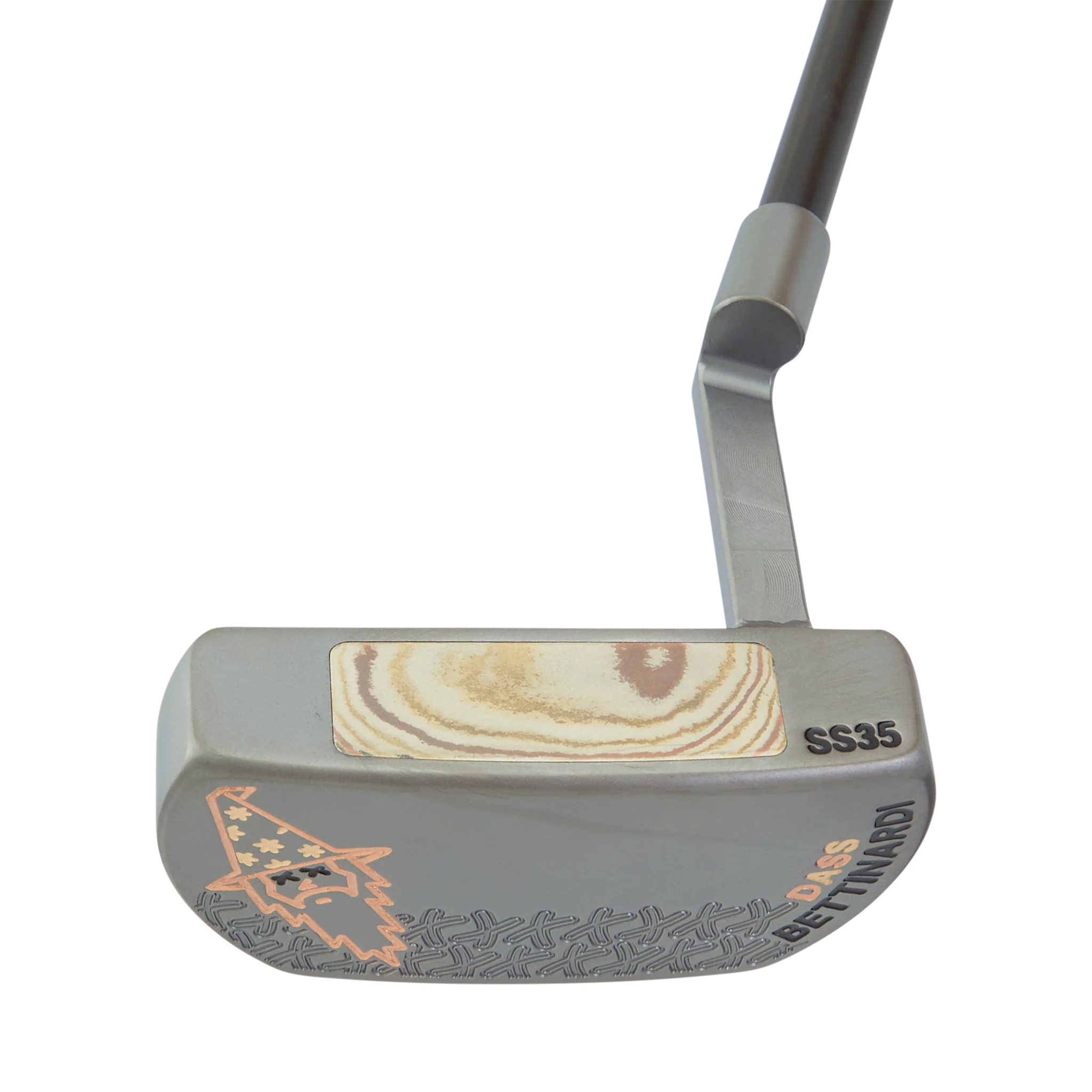 DASS Plumber’s Neck SS35 Putter w/ Mokume Face Insert