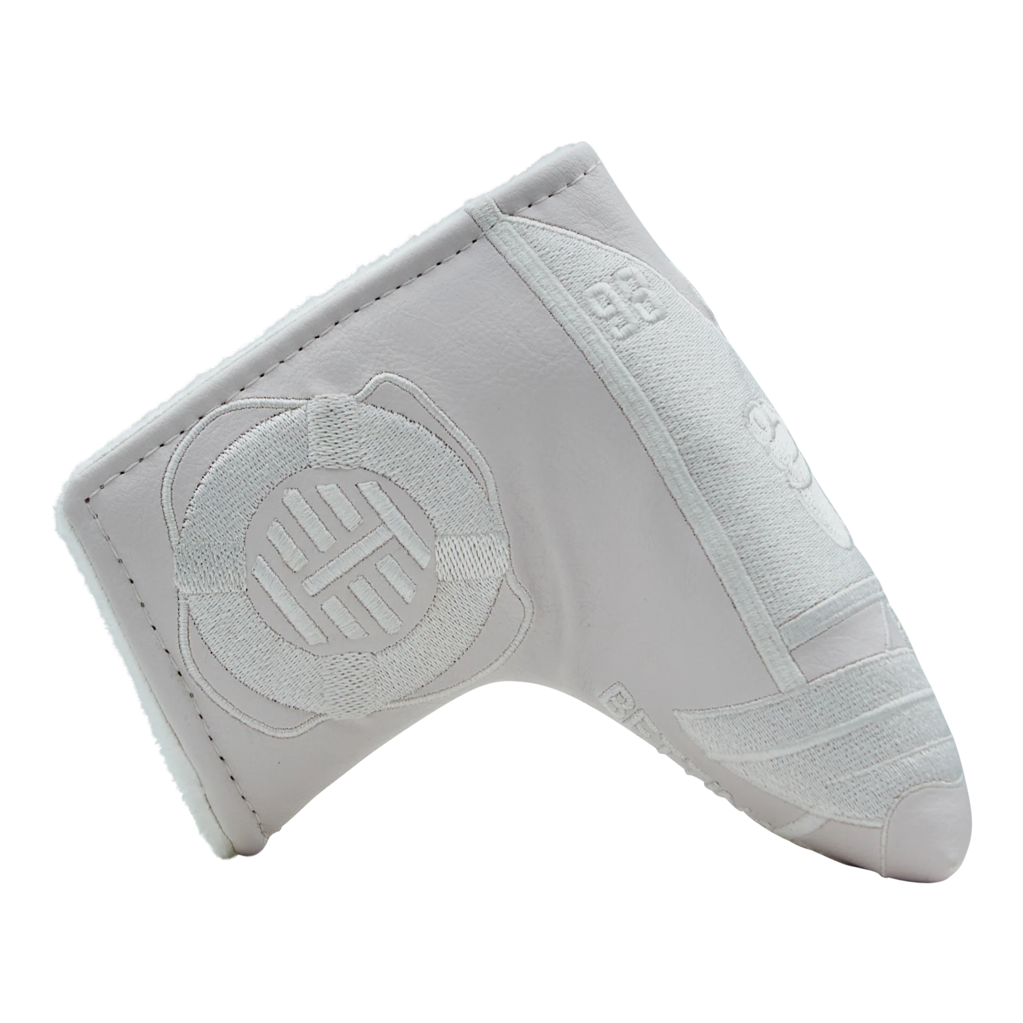 Fat Cat on a Sailboat Tour Dept. White Buffalo Blade Putter Headcover - Image 3