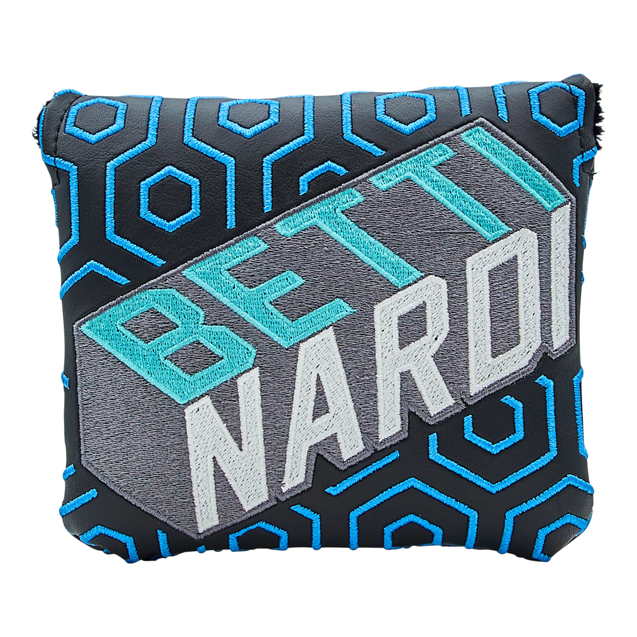 Geometric Blue Mallet Headcover